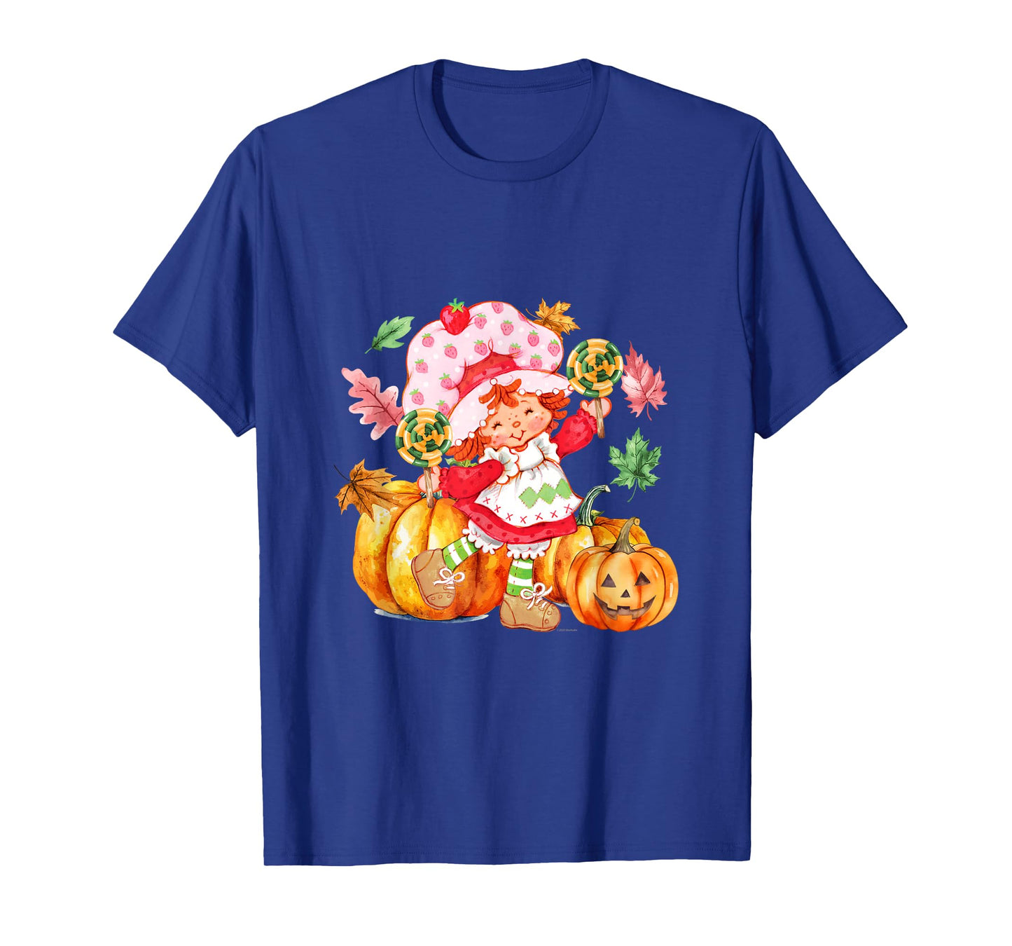 Strawberry Shortcake Halloween Pumpkins And Candy Fall Vibes T-Shirt