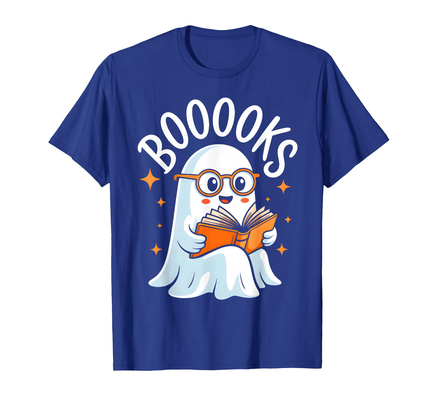 Cute Ghost Reading Book Librarian Teacher Halloween Costume T-Shirt