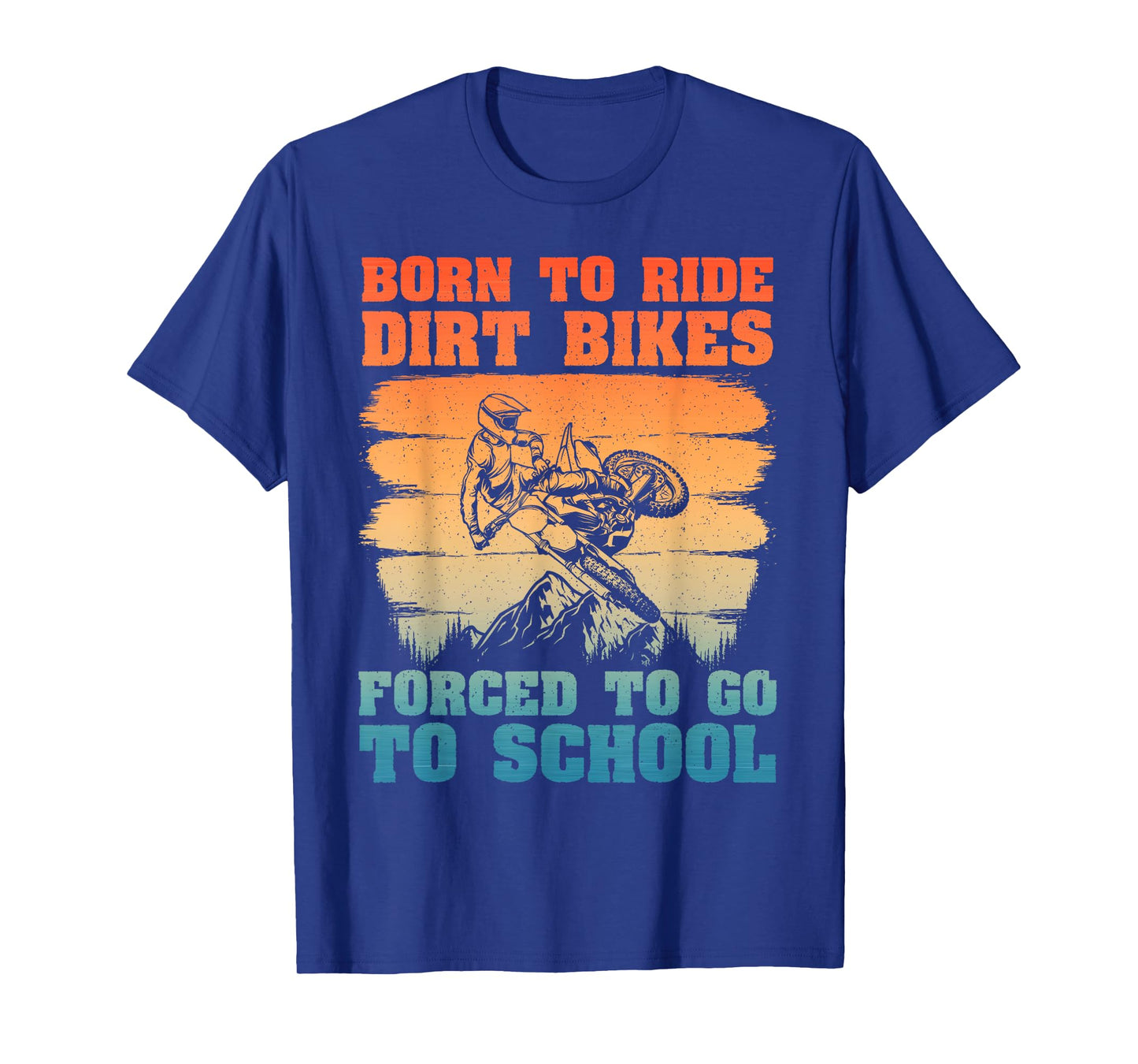Funny Dirt Bike Art For Boys Girls Motocross Dirt Bike Rider T-Shirt