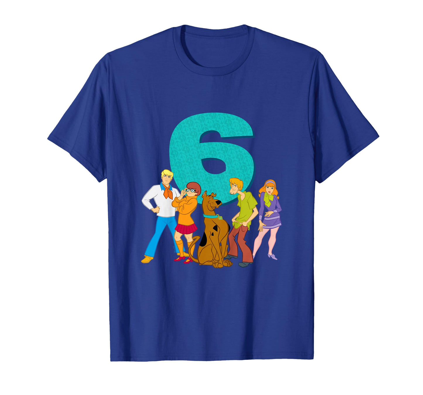 Kids Scooby-Doo 6th Birthday This Meddling Kid is 6 T-Shirt