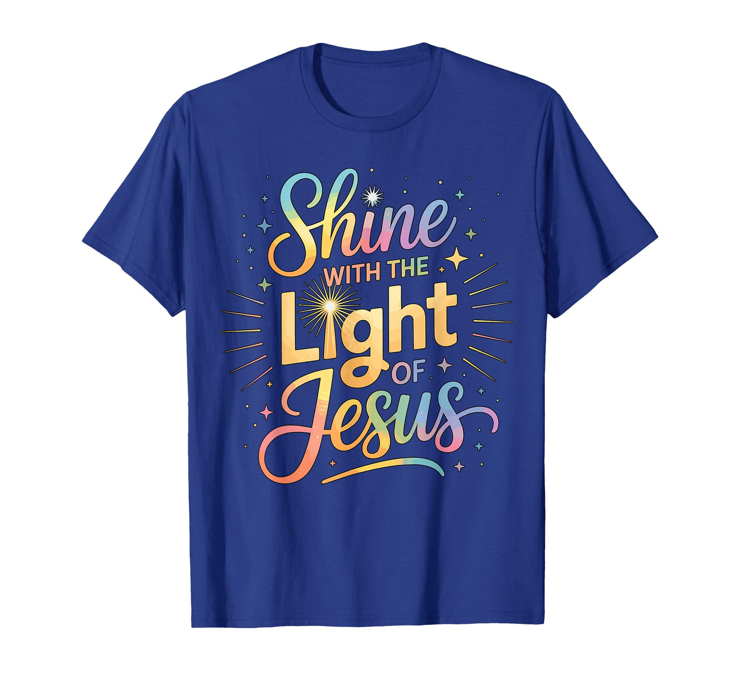 Shine The Light of Jesus Christian Faith T-Shirt