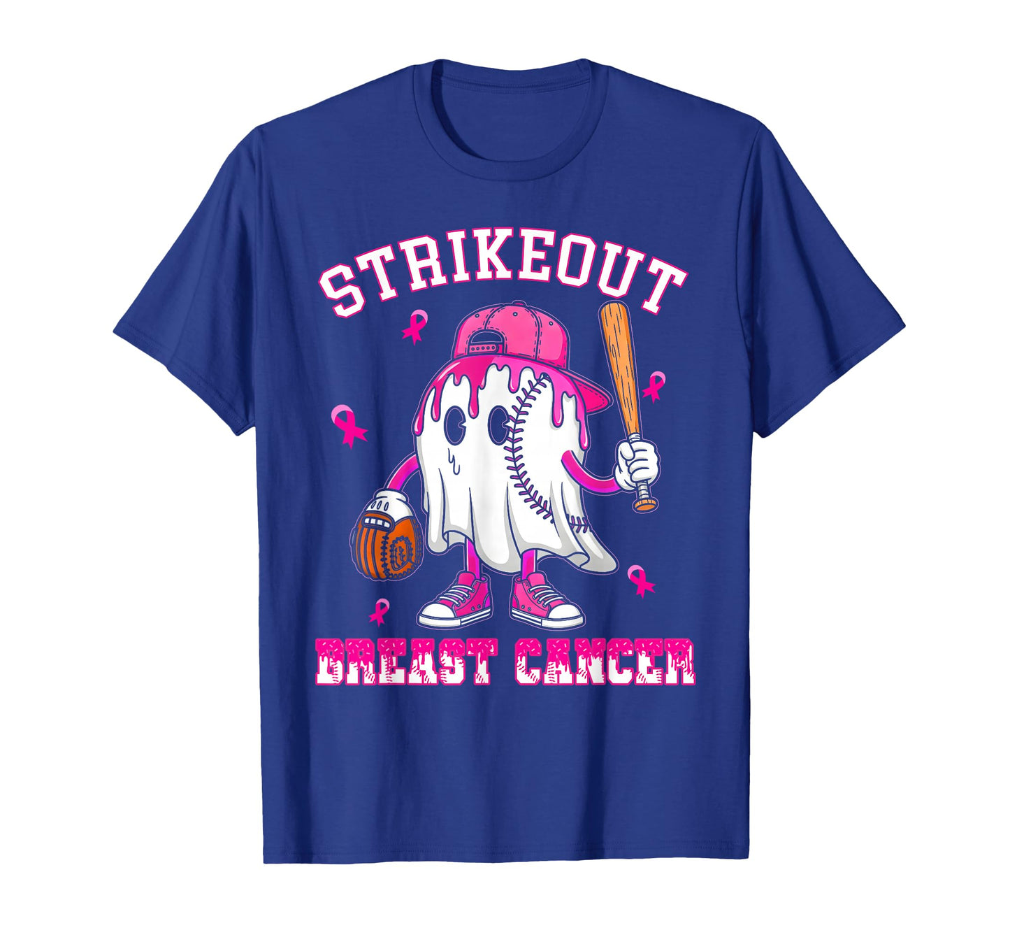 Strike Out Breast Cancer Baseball Fight Awareness Men Women T-Shirt