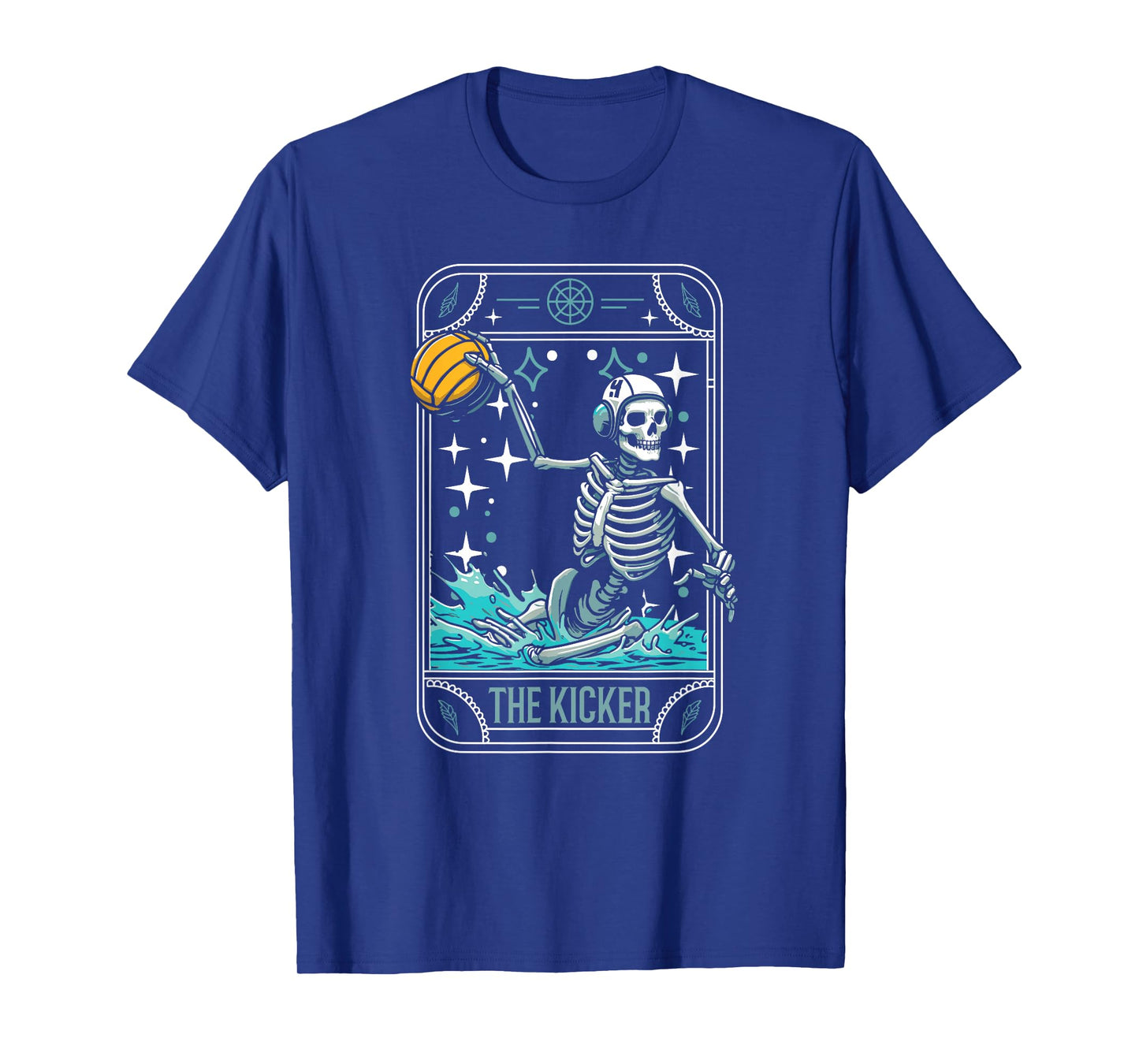 Water Polo - Player Waterpolo Sport Skeleton Tarot Card T-Shirt