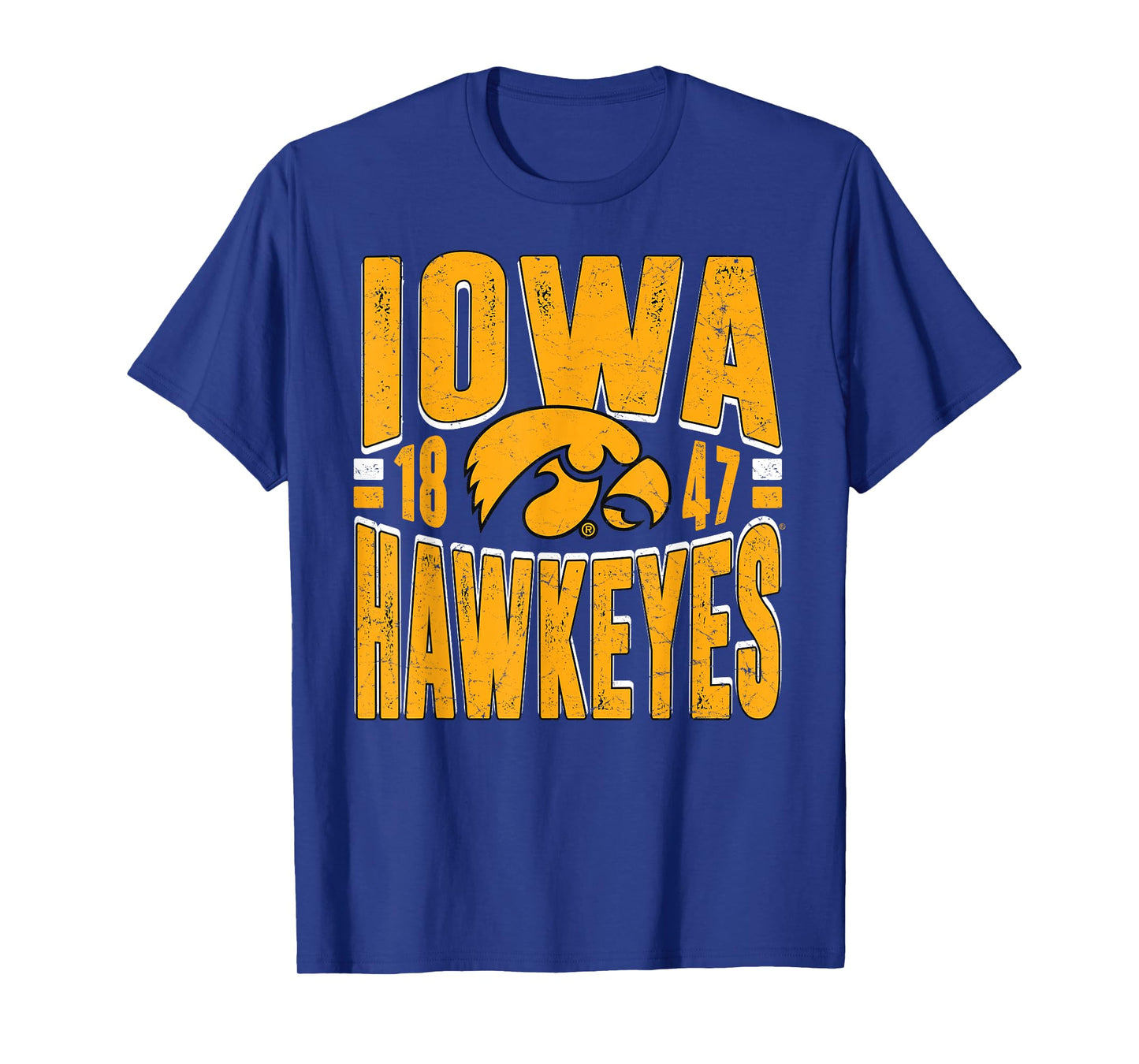 Iowa Hawkeyes Vintage 90's Retro Black Officially Licensed T-Shirt