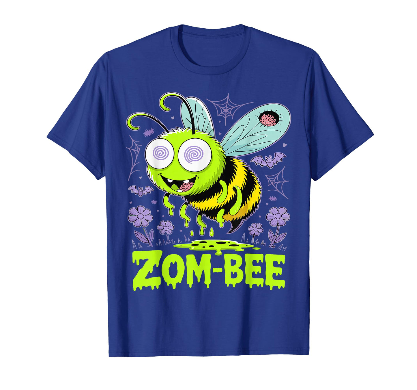 Zom-Bee Cute Zombie Bee Funny Halloween Tee T-Shirt