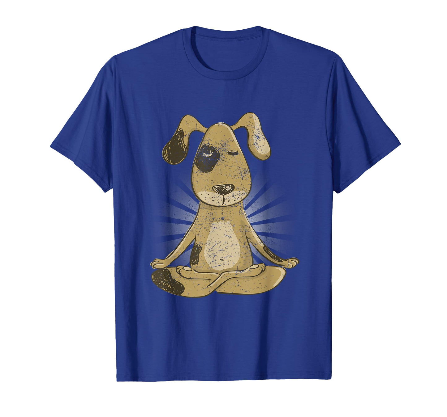Yoga Meditation Dog Zen Men Women Kids T-Shirt