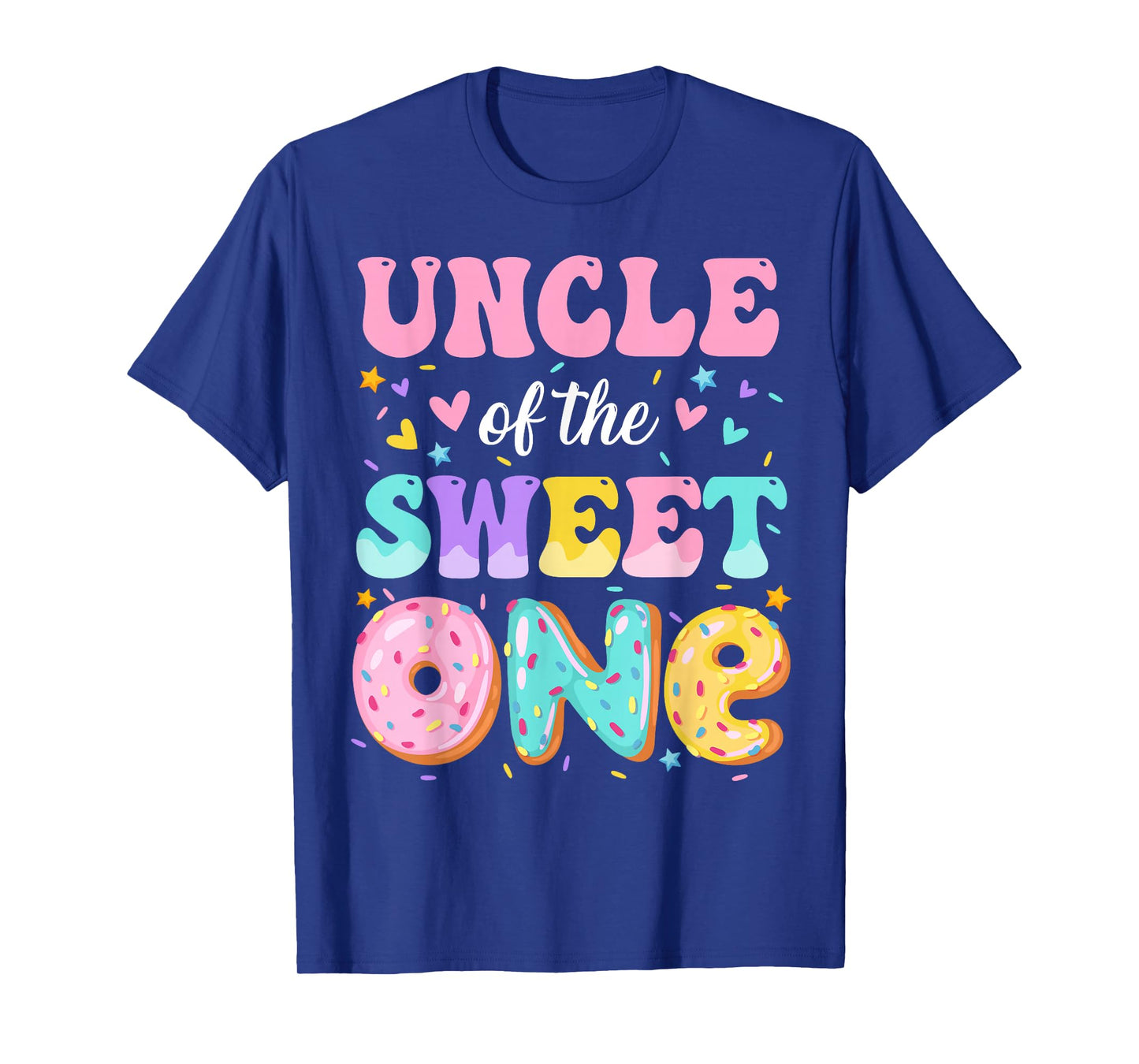 Uncle Of The Sweet One 1st Birthday Donut Bday Party T-Shirt