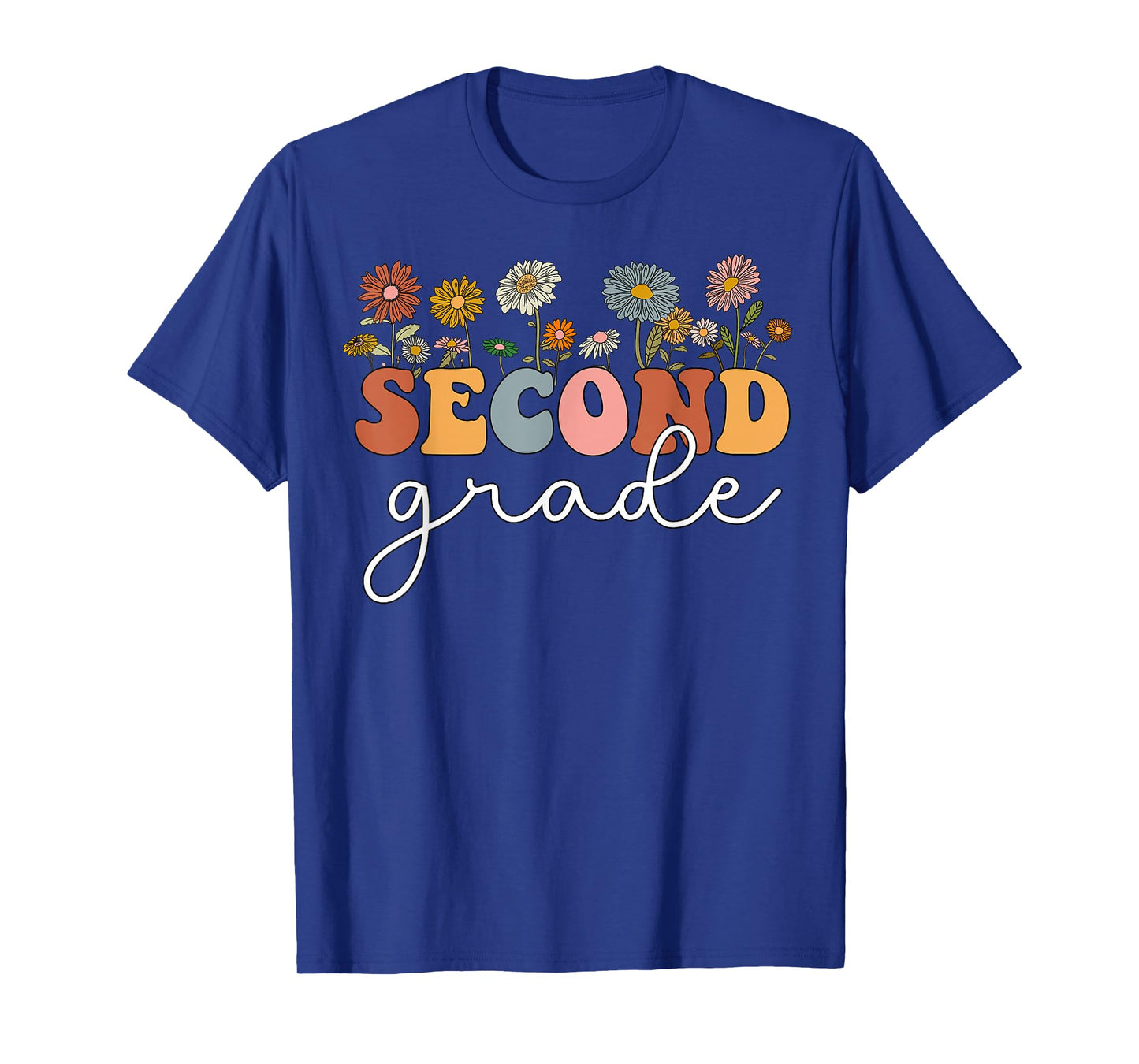 Second Grade Teacher Wildflower 2nd Grade Back To School T-Shirt