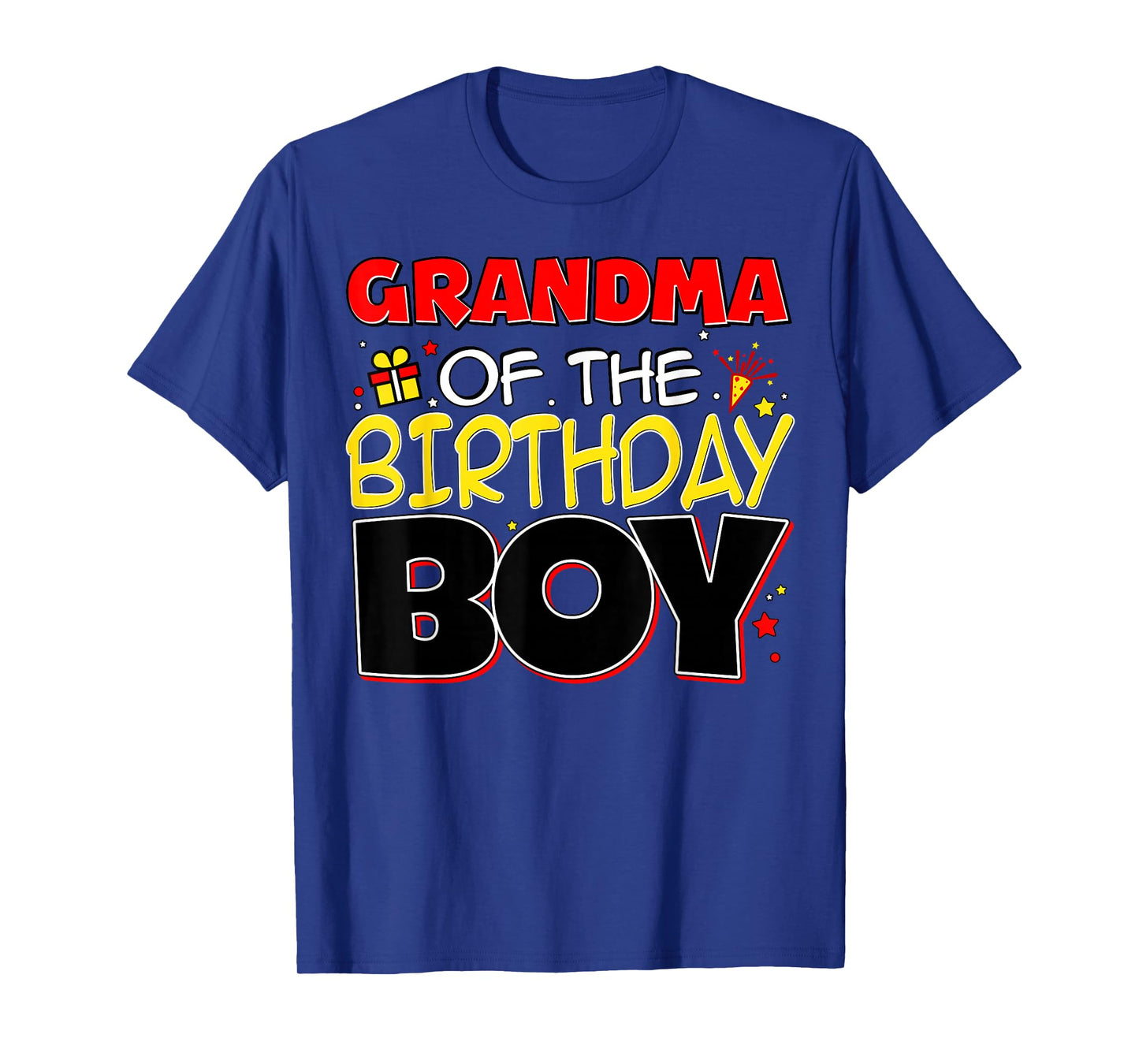 Grandma Of The Birthday Boy Family Party Birthday Outfit T-Shirt
