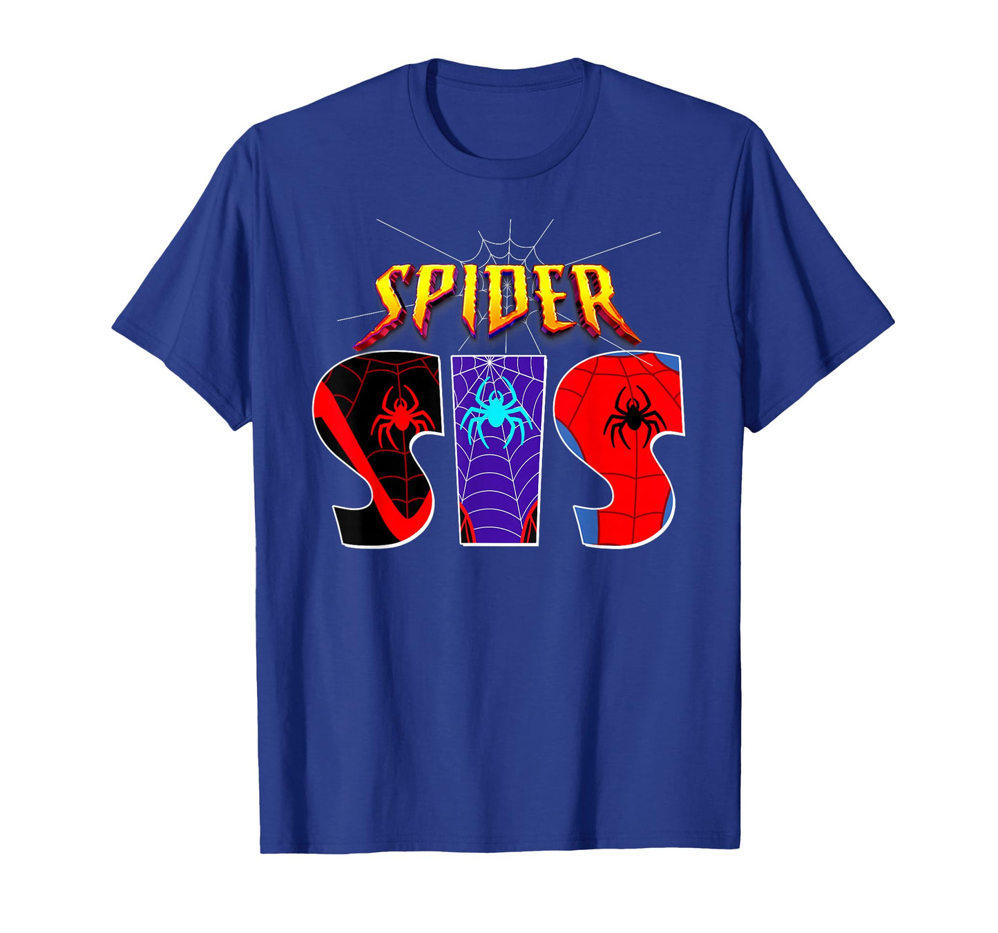 Spider SIS Sister Family Birthday Spider Halloween Costumes T-Shirt