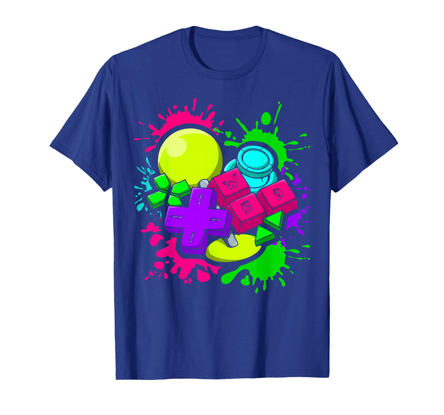 Video Game Console Controllers Retro 80's 90's Arcade Gamer T-Shirt