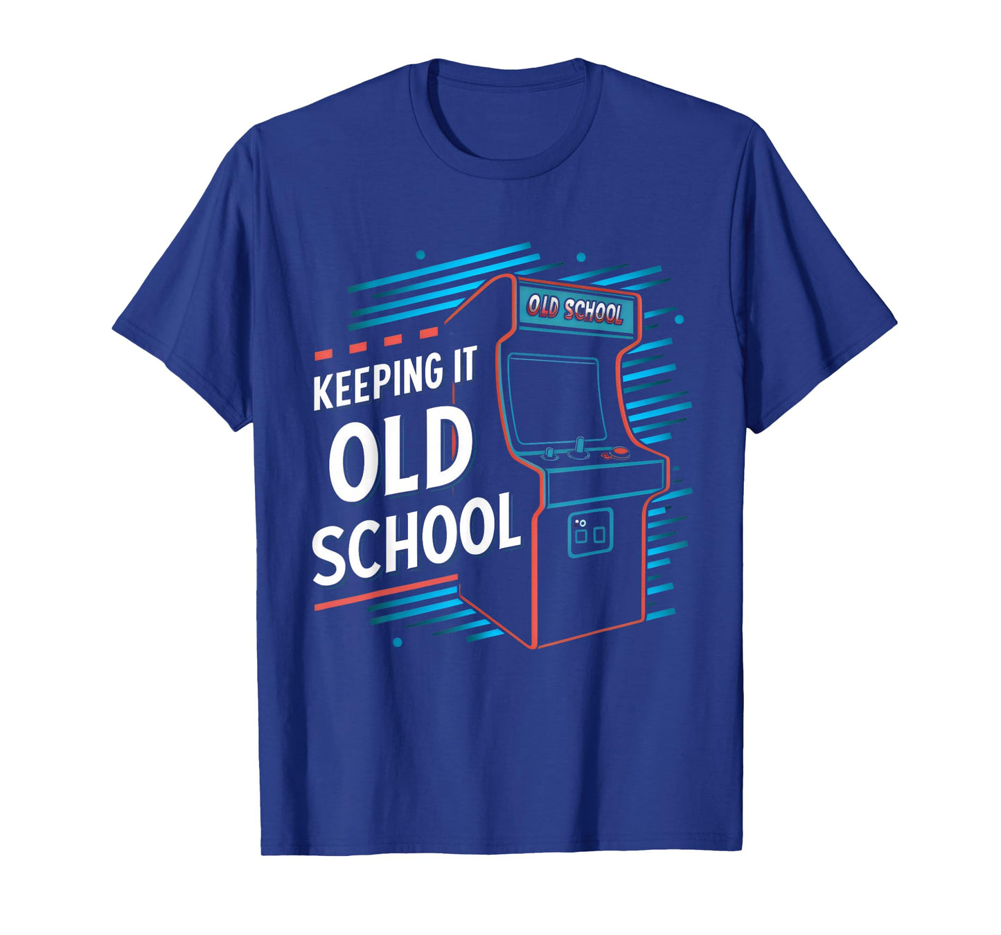 Keeping It Old School Gamer Vintage 80's 90's Arcade Gaming T-Shirt