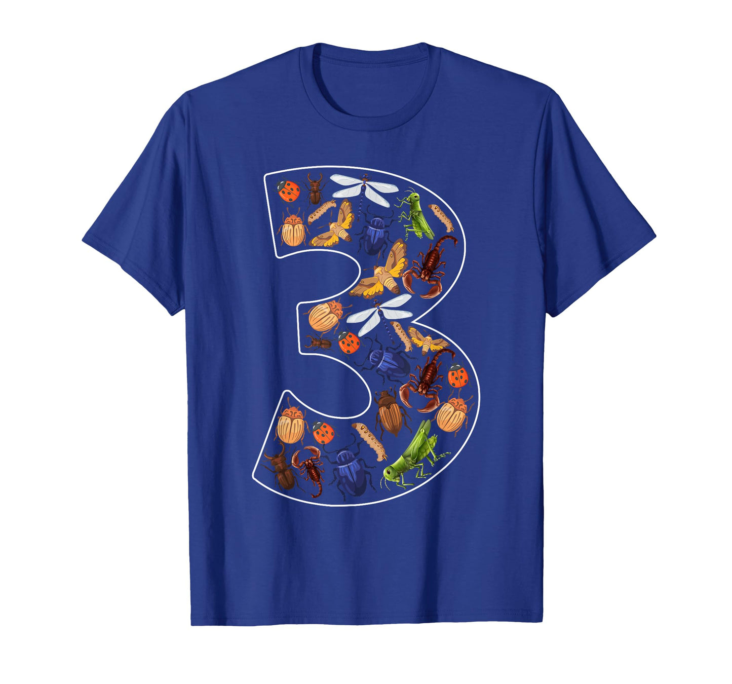 Toddler 3rd Birthday Bugs Insects Beetles Kids 3 Year Old T-Shirt