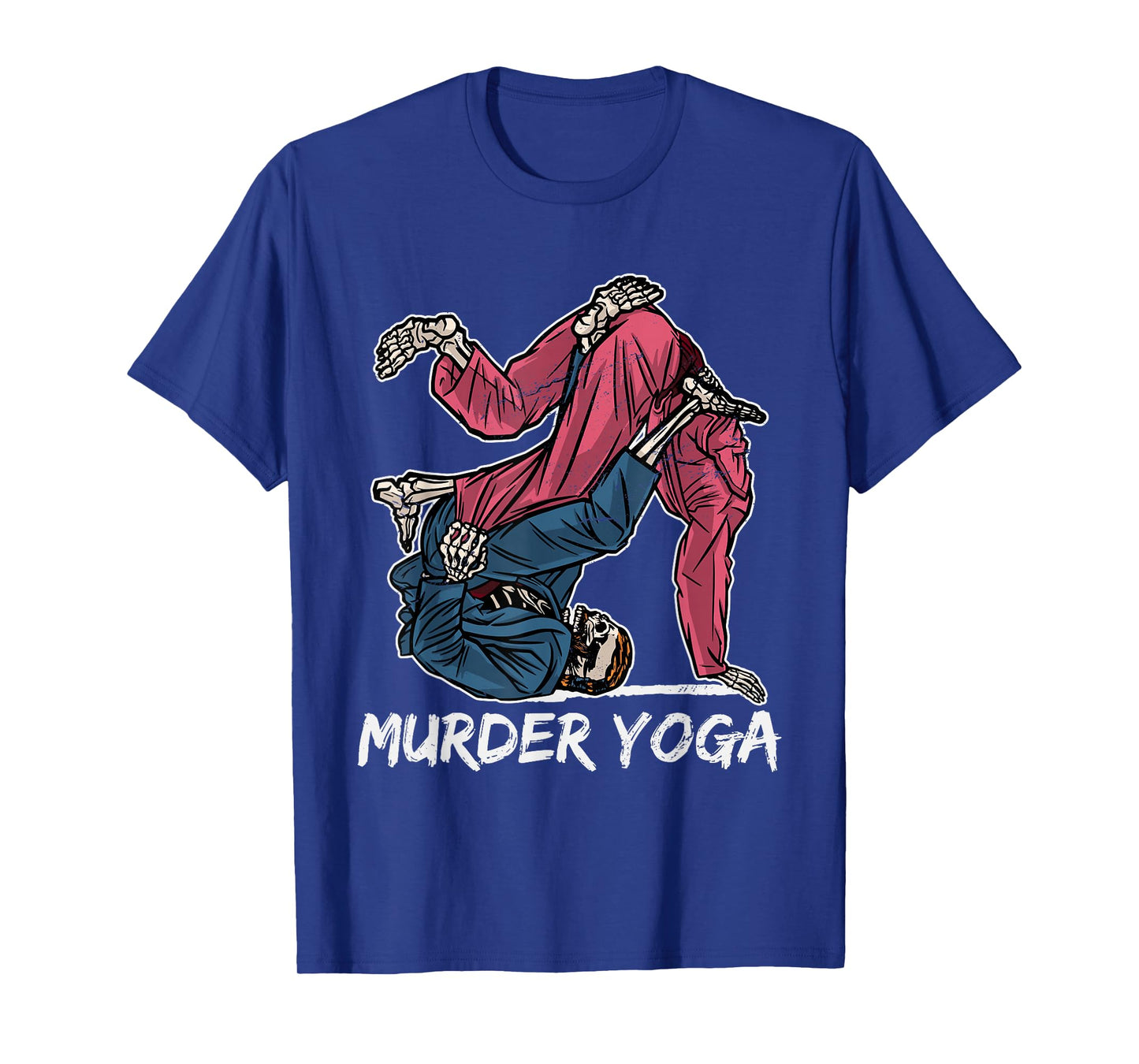 Retro Brazilian Jui Jitsu Clothing Murder Yoga BJJ Grappling Vintage Jujutsu Martial Arts T-Shirt