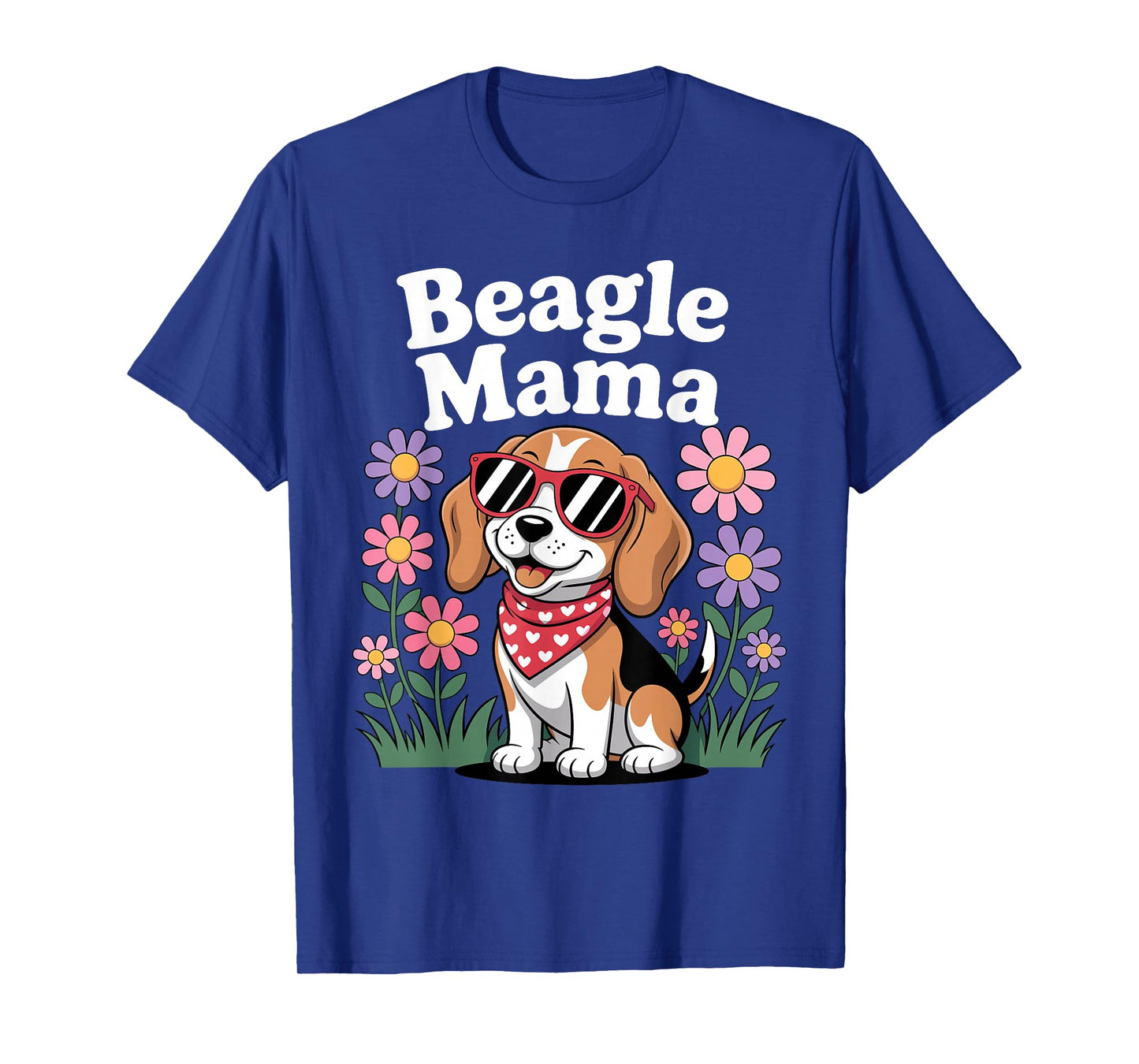 Funny Beagle Art for Women Girls Mom Beagle Dog Lover Beagle T-Shirt