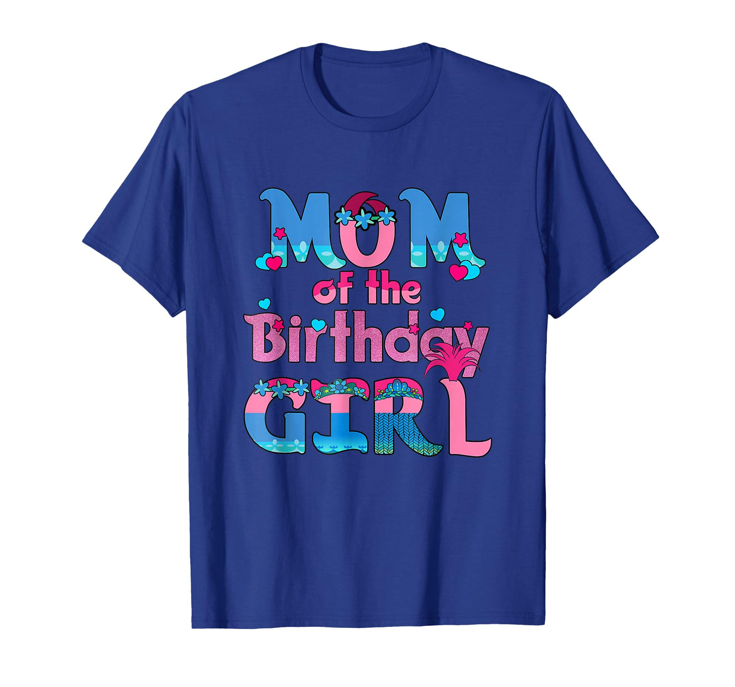 Family Party Decorations Mom Of The Birthday Girl T-Shirt