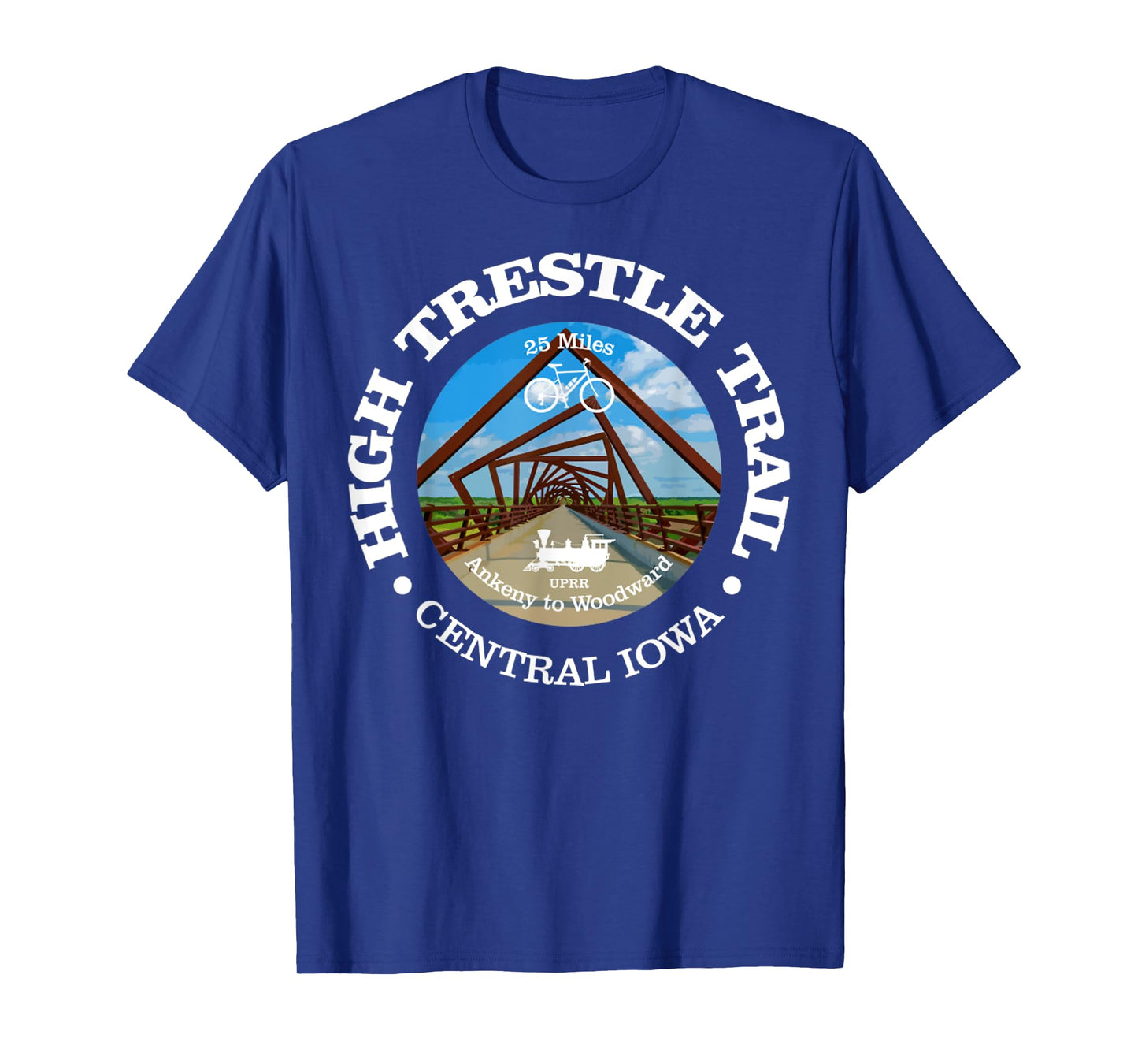High Trestle Trail Funny Cycling High Trestle Iowa T-Shirt