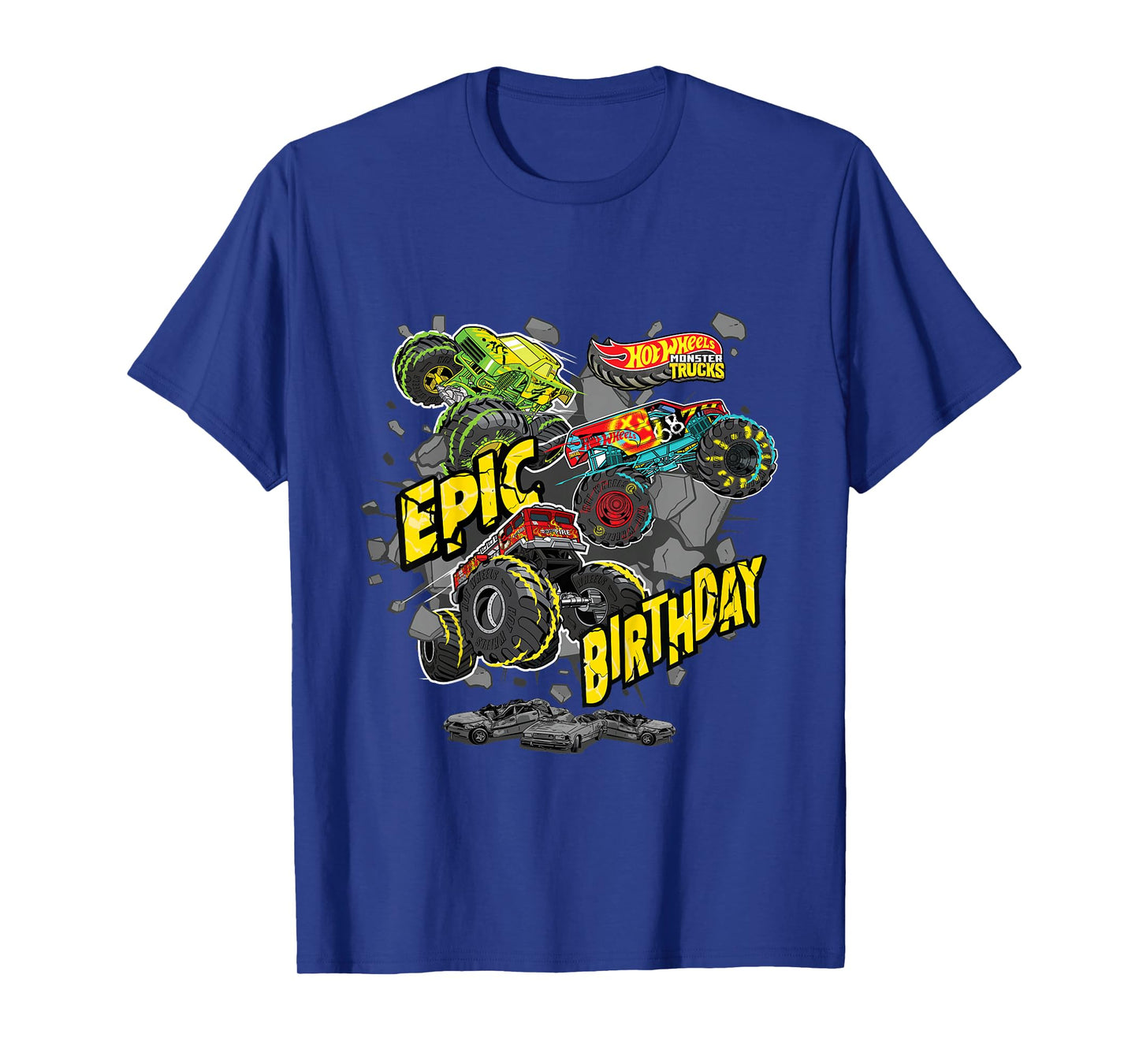 Kids Hot Wheels Monster Trucks - Epic Birthday T-Shirt