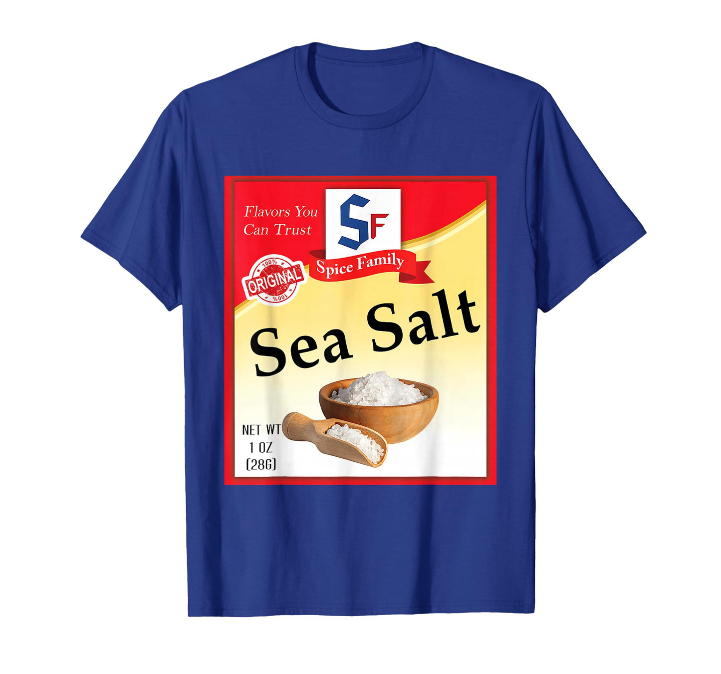 Sea Salt Condiment Costume Holiday Spice Family Men Women T-Shirt
