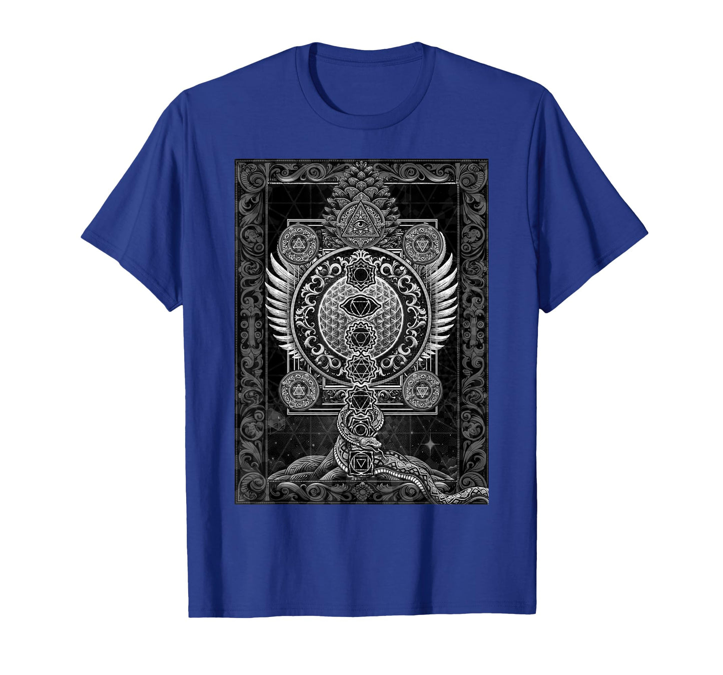 Sacred Geometry Esoteric Spiritual Psychedelic Flower Occult T-Shirt