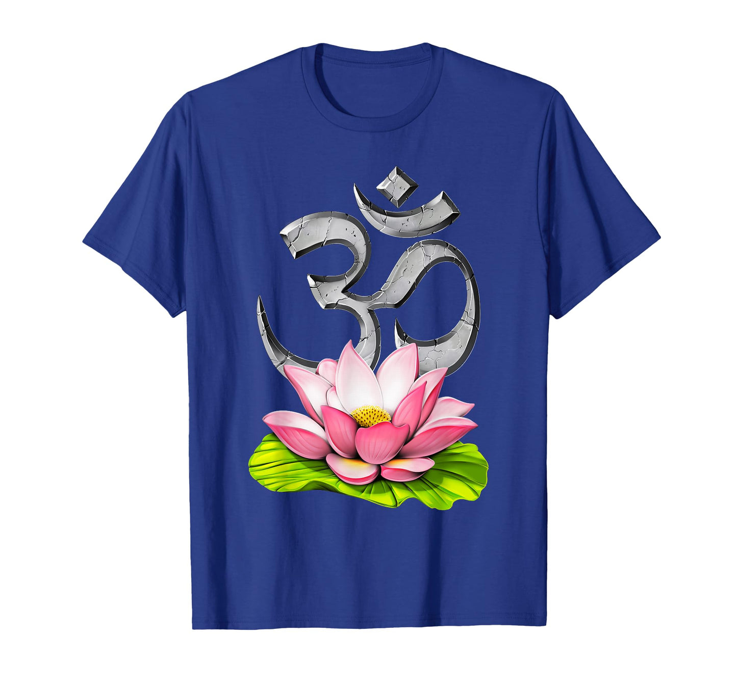 Yoga Lotus Om Symbol Zen Meditation Spiritual Buddhist T-Shirt