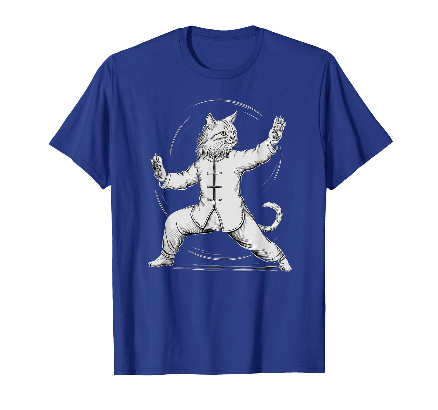 Life Happens Tai Chi Helps Funny Yin Yang Tai Chi Cat T-Shirt for Men Women Kids