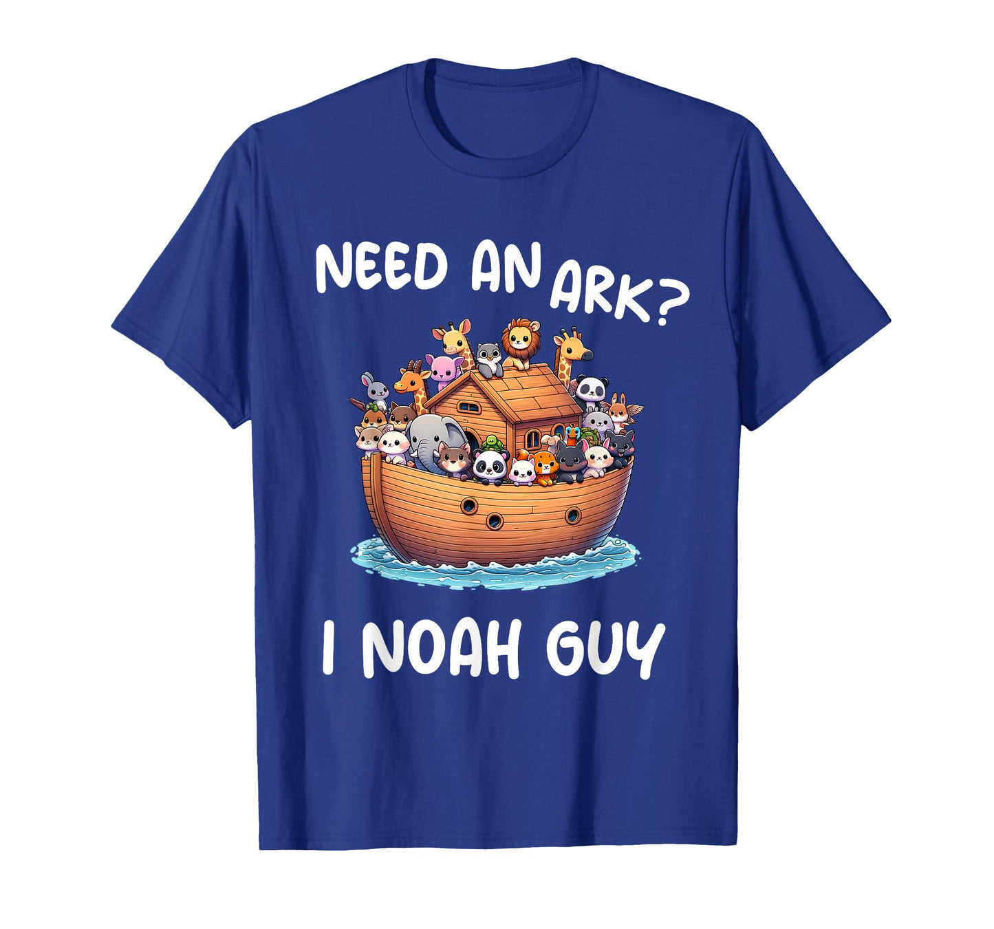 Anime Need An Ark? I Noah Guy Christian Funny Gifts Animal T-Shirt