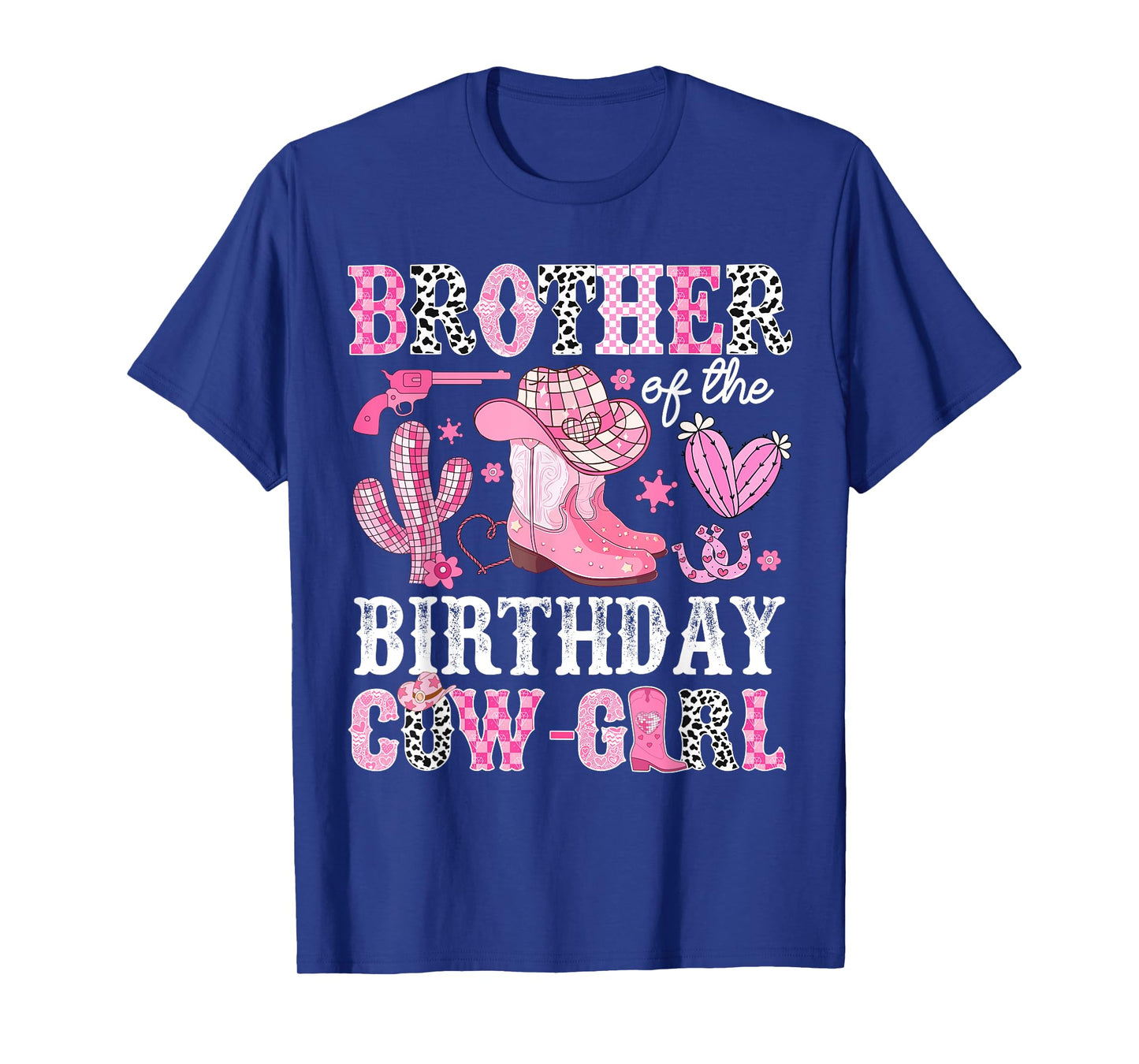 Brother Of The Birthday Cow-Girl Rodeo Cowgirl Bday T-Shirt