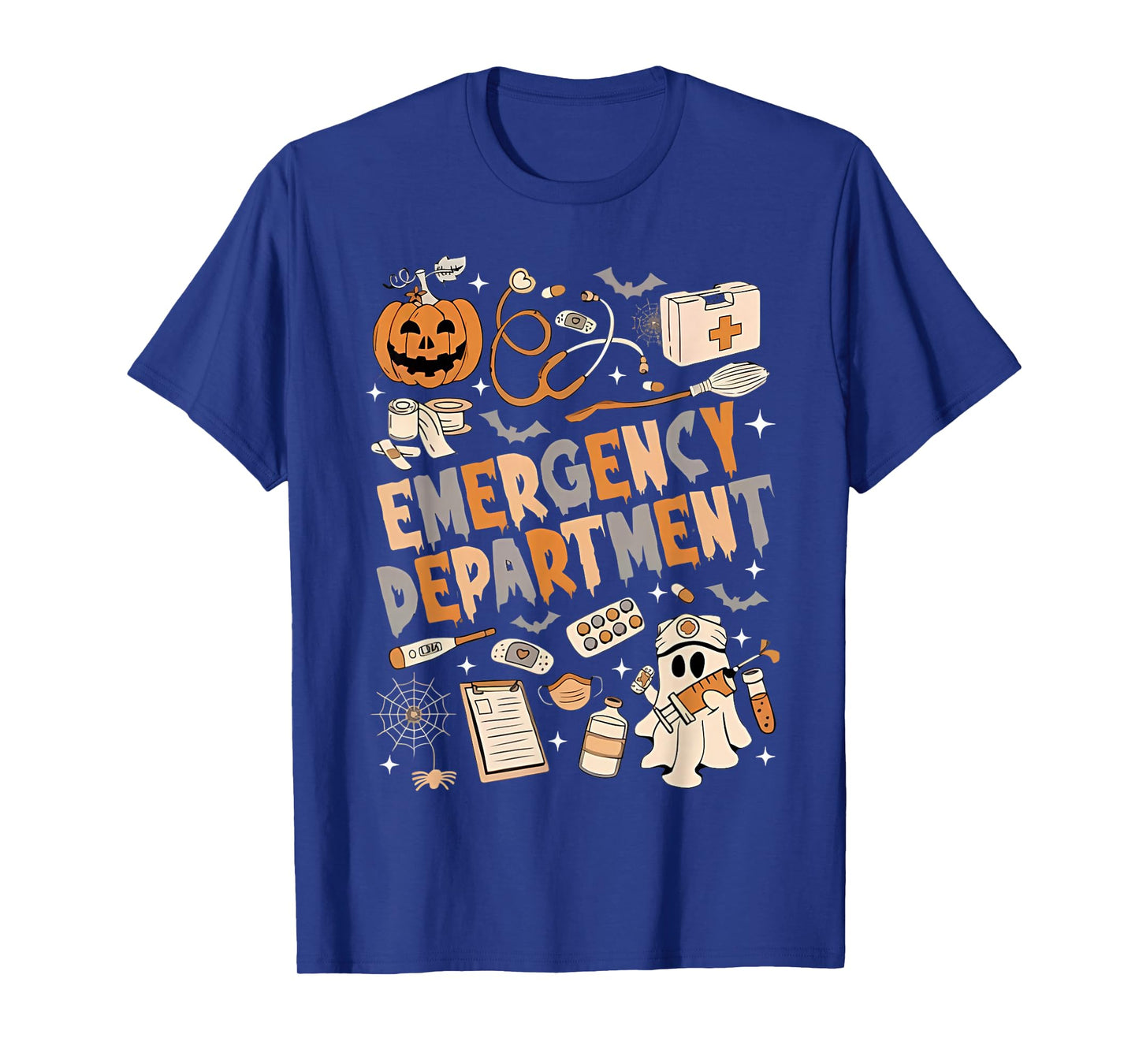 ER Nurse Shirt Halloween ER Boo Crew Emergency Department T-Shirt