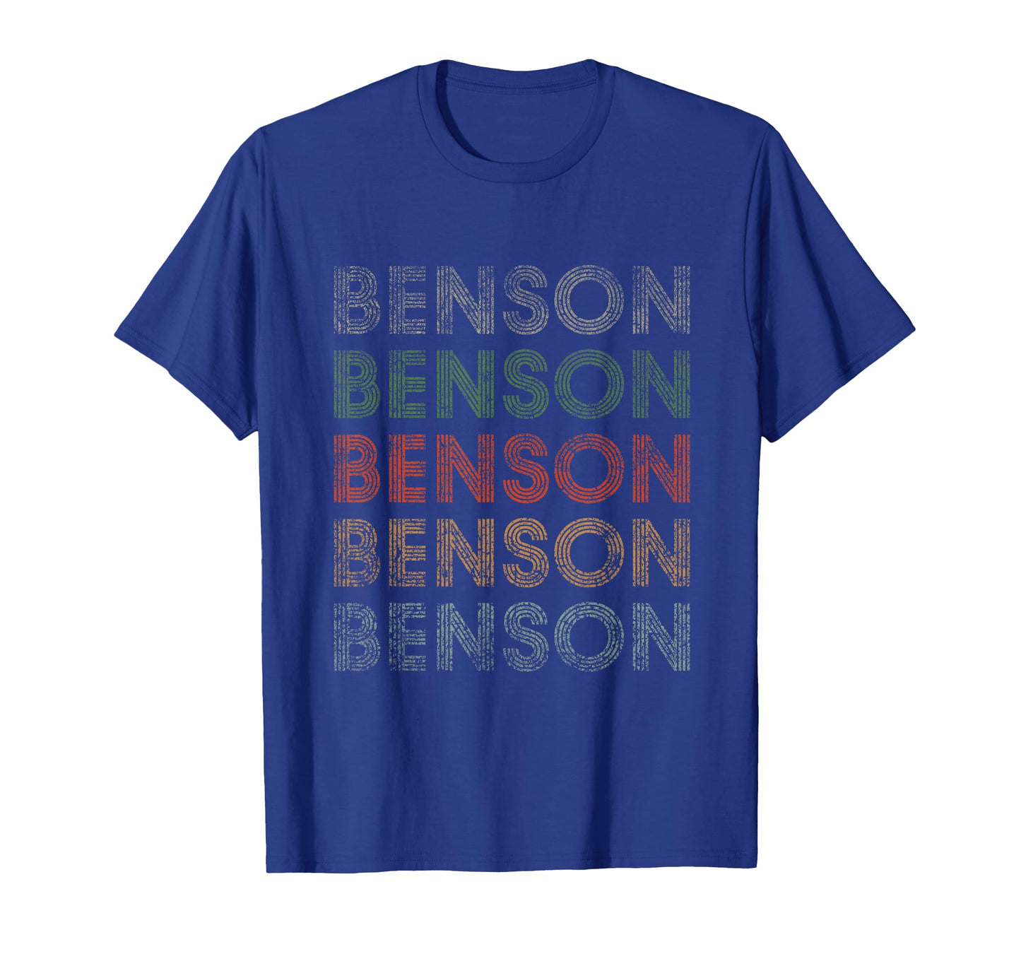 Benson First Name Grunge Style Vintage Retro T-Shirt