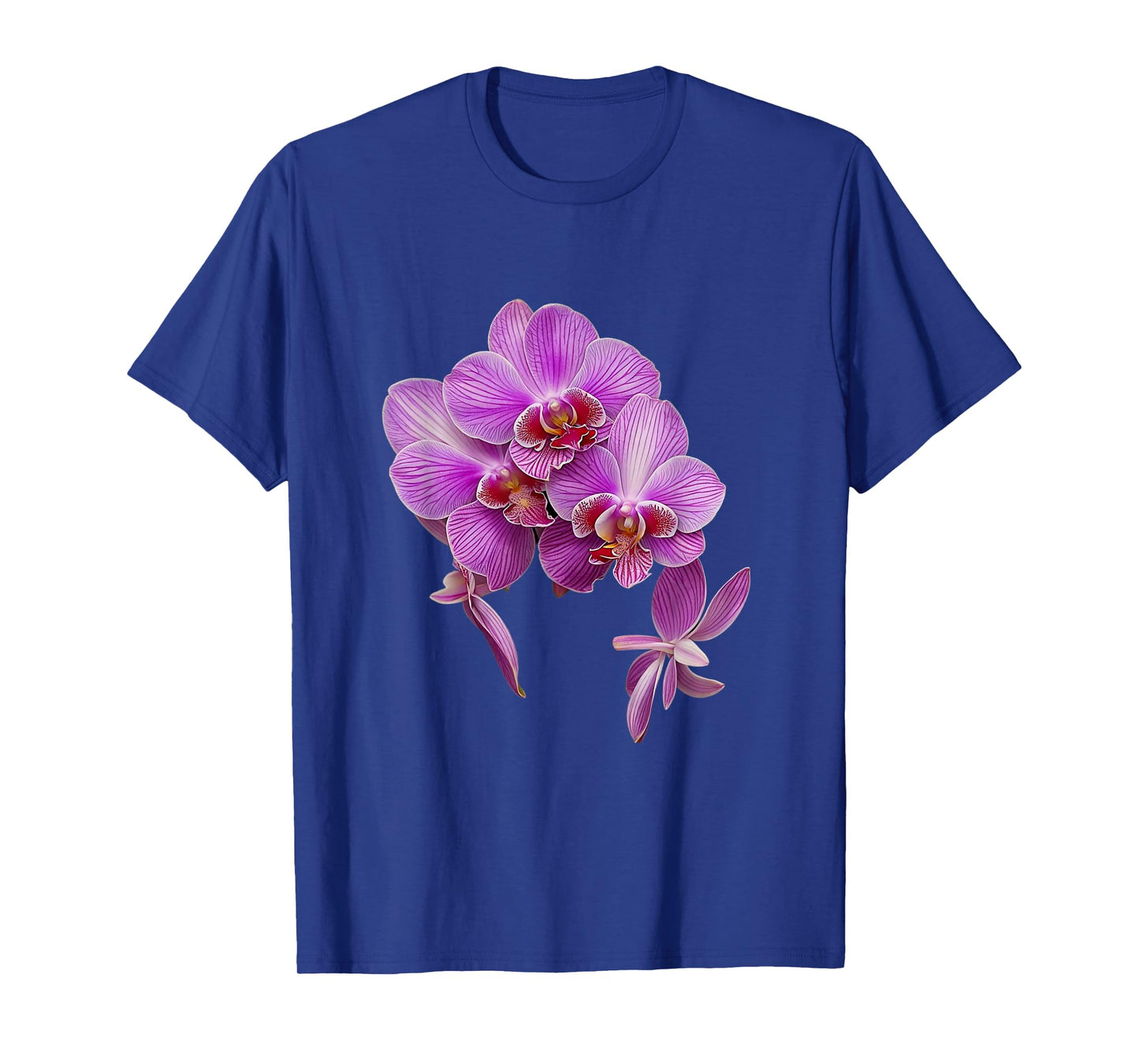 Magenta Watercolor Vanda Orchid Flower Shapes Mania Orchid T-Shirt