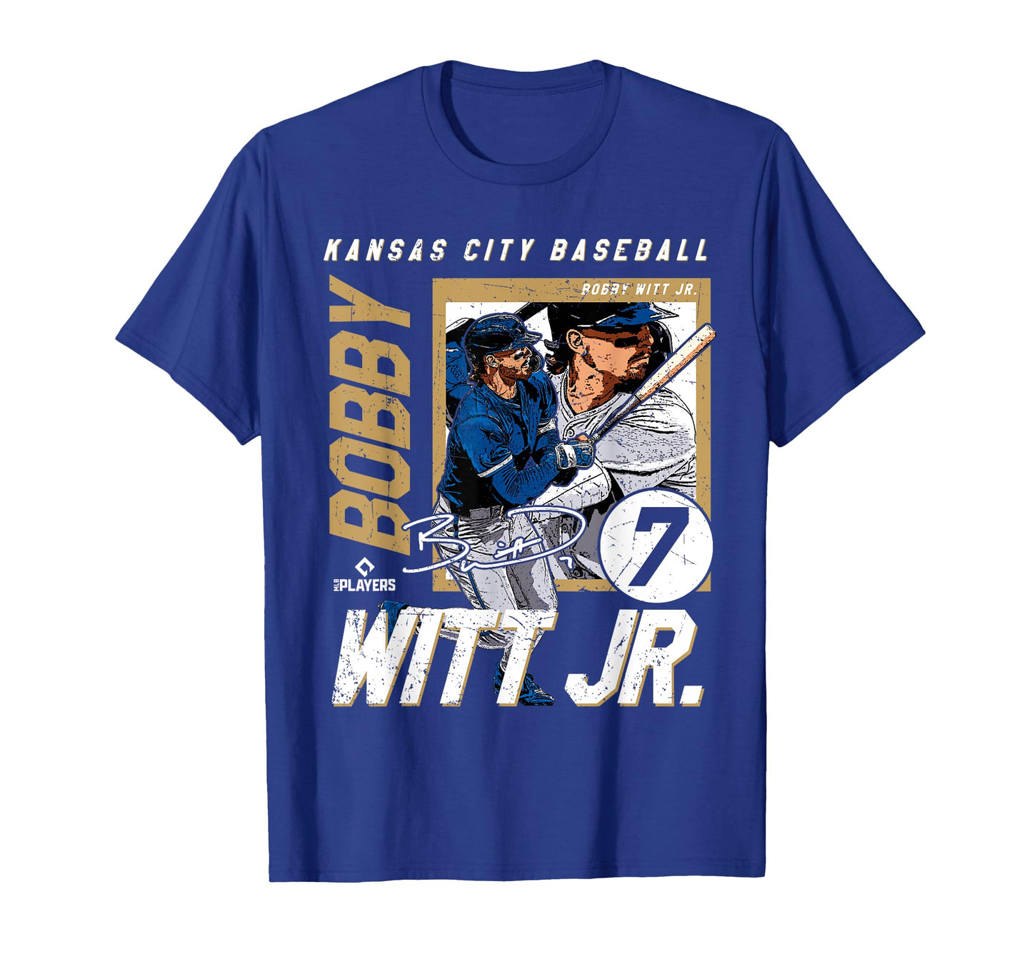 Bobby Witt Jr. | Kansas MLB Baseball Players| MLBBWI204M T-Shirt