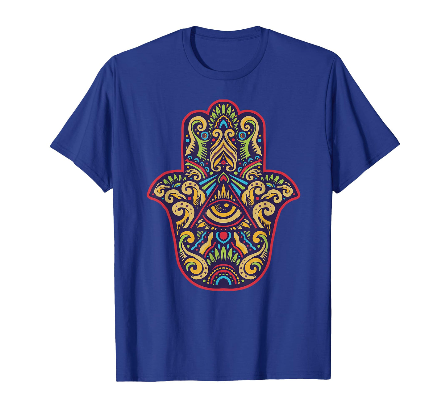 Spiritual Mystic Eye Third Eye All Seeing Eye Hamsa Hand T-Shirt