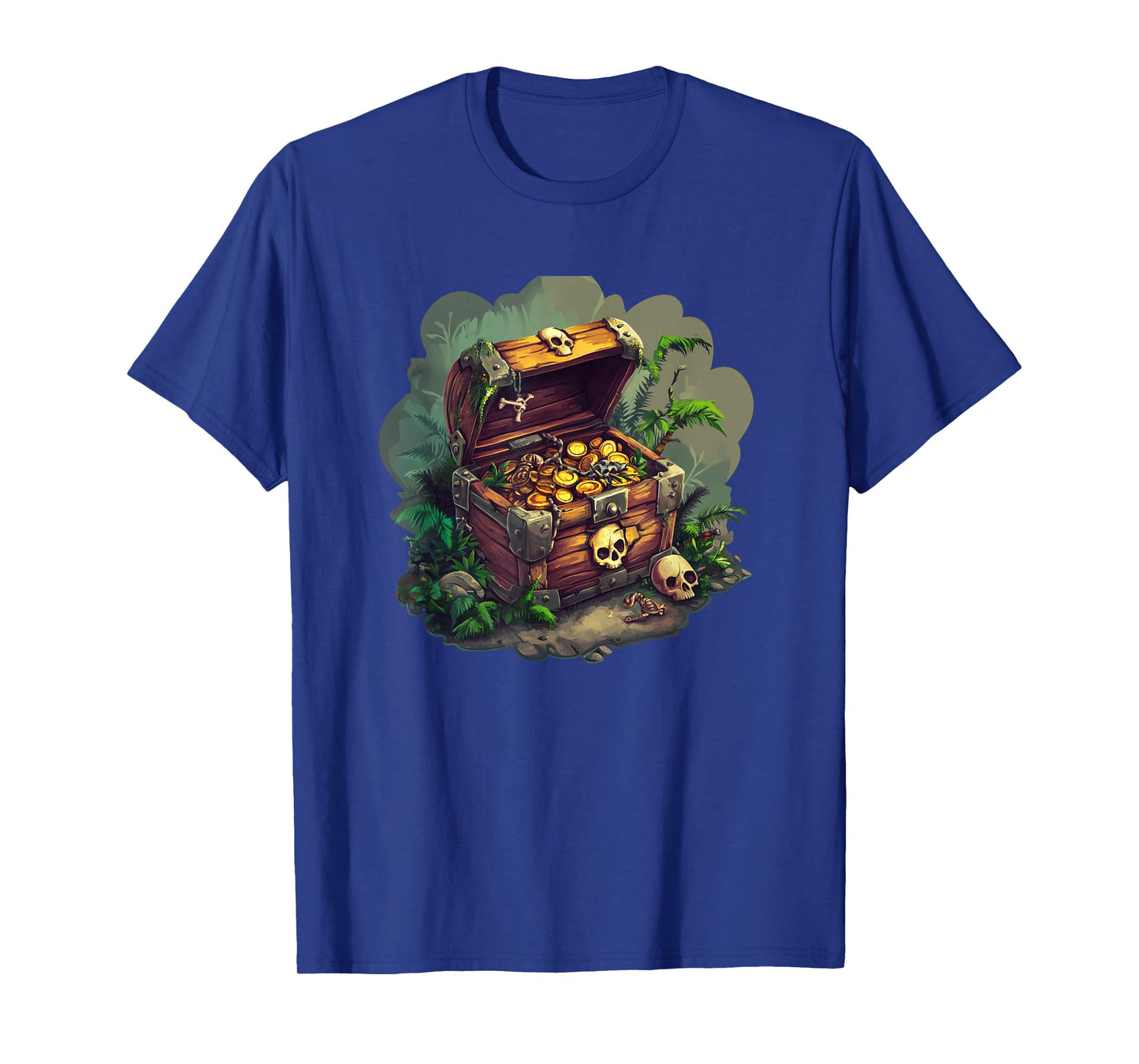 Buried Pirate Chest Awaiting Your Treasure Hunt T-Shirt