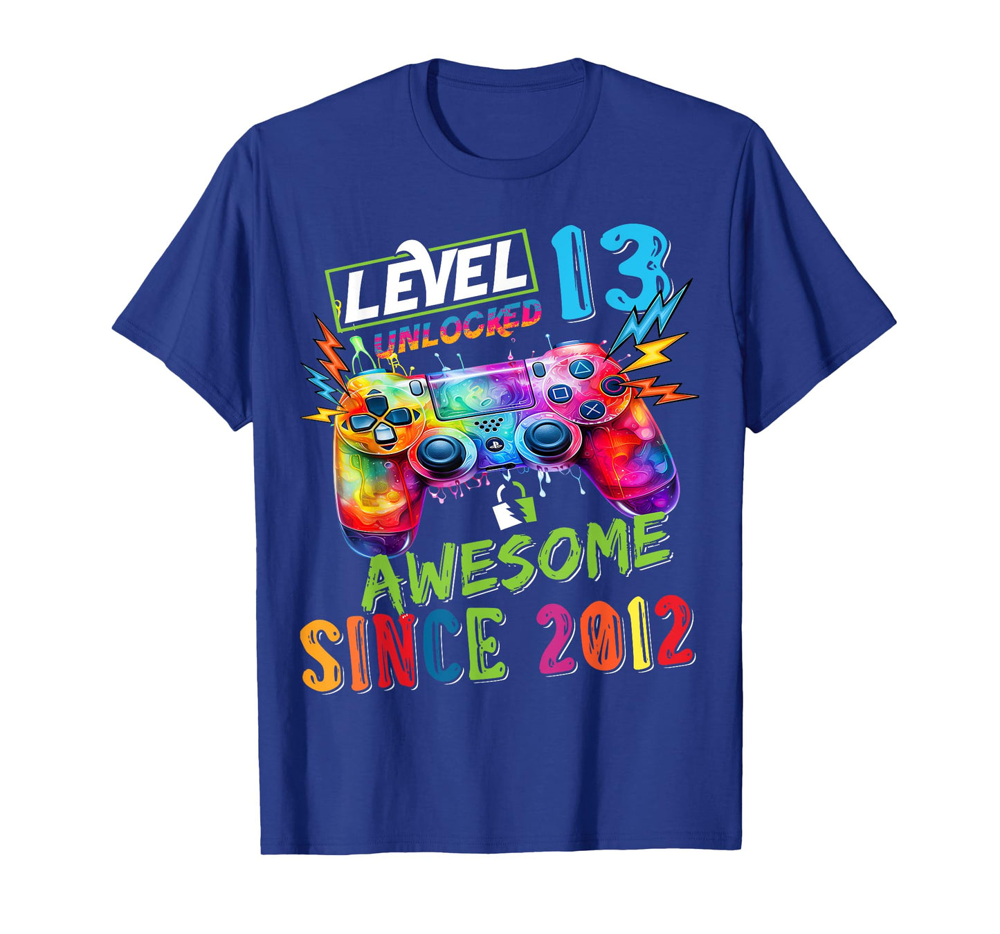 Level 13 Unlocked Awesome 2012 Video Games Birthday T-Shirt