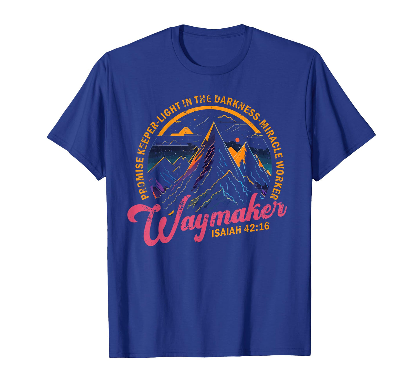 Waymaker Vintage Promise Keeper Miracle Worker Christian T-Shirt