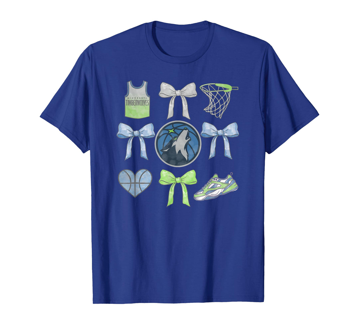 NBA Minnesota Timberwolves Bow Grid T-Shirt