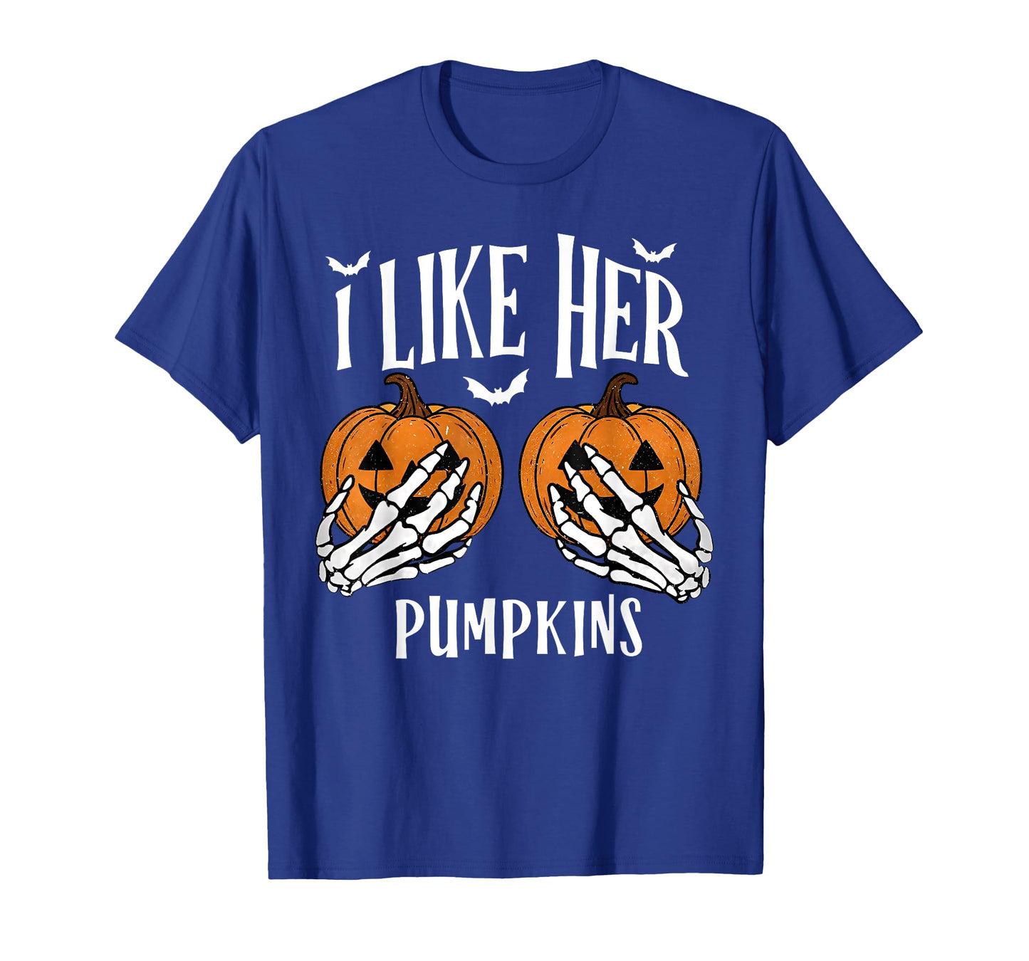 I Like Her Pumpkins I Like His Broomstick Halloween Couples T-Shirt