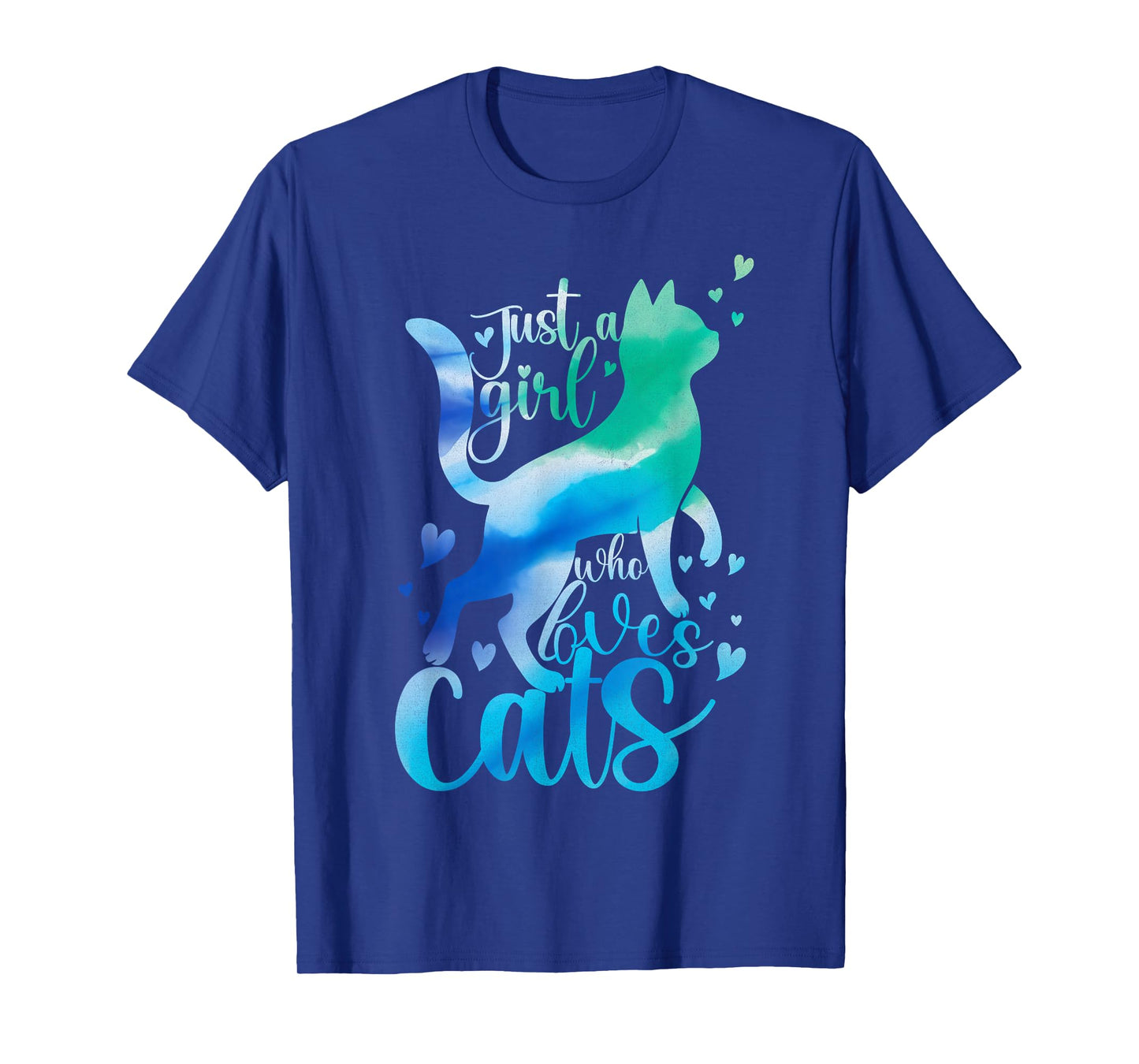 Kitty Just A Girl Who Loves Cats Cute Cat Lover Meow Pet Cat T-Shirt