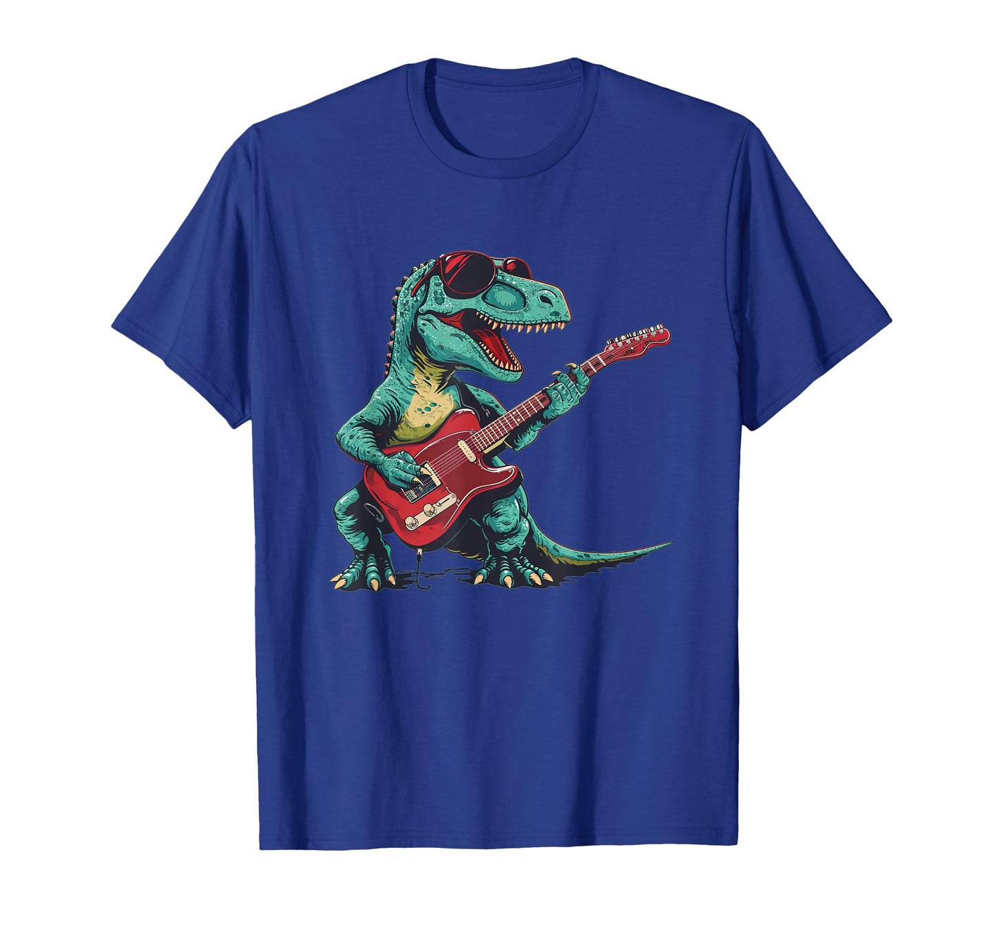 Guitar dinosaur for Jurassic and music lovers T-Shirt