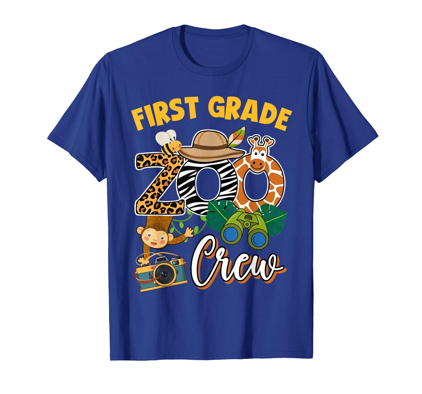 First Grade Zoo Field Trip Squad Matching Teacher Students T-Shirt