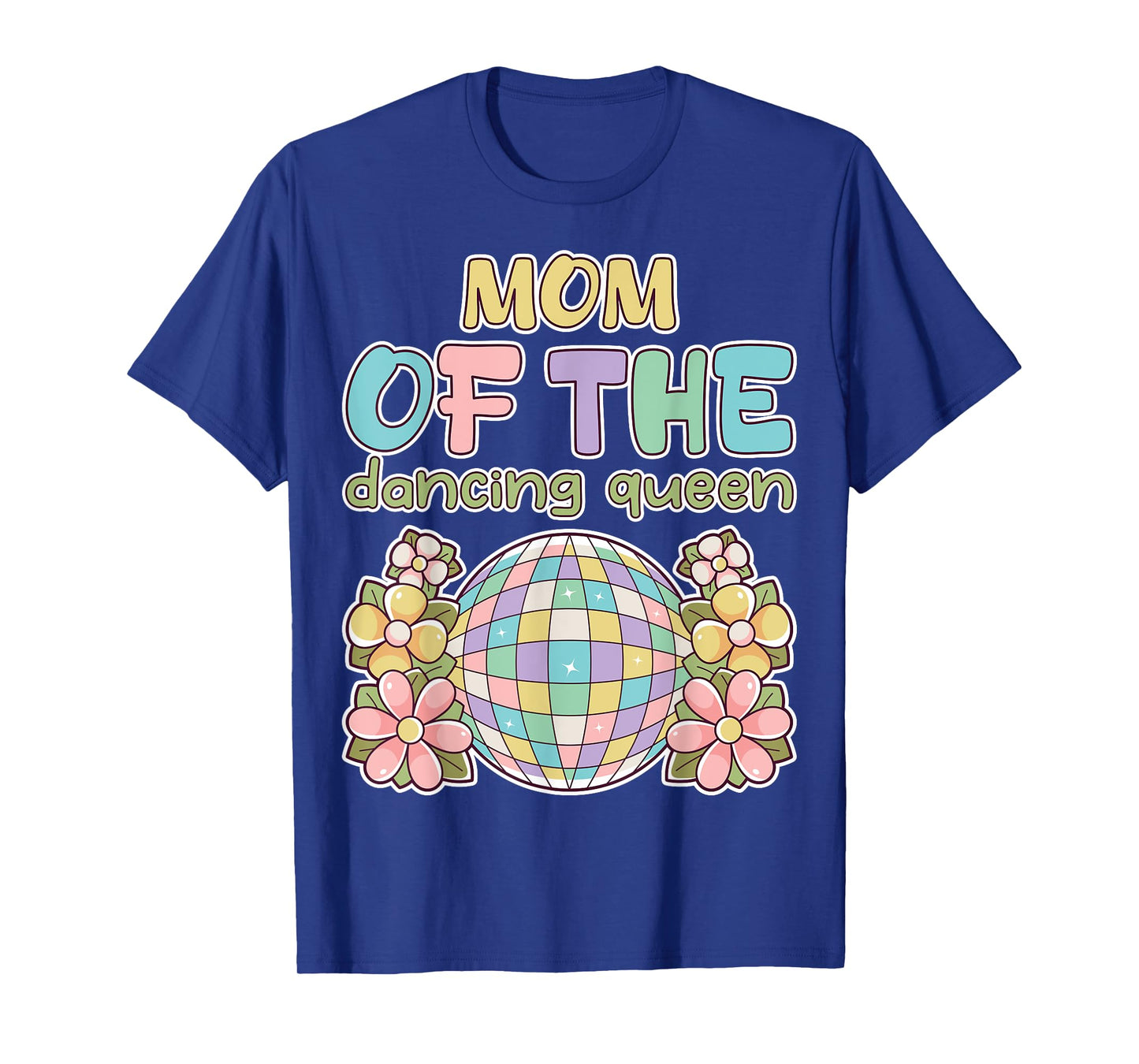Mom of the Dance Queen Retro 17th Birthday Family Party T-Shirt
