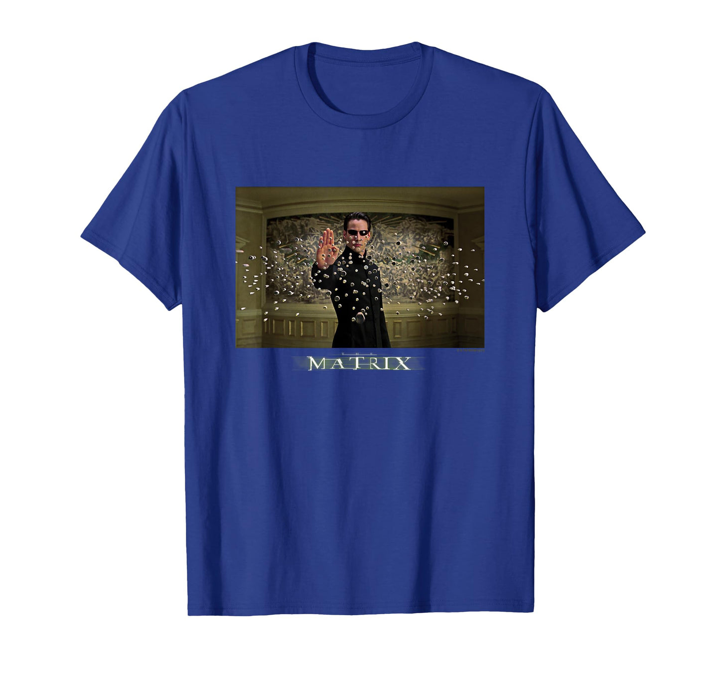The Matrix Neo Stopping Bullets Frame Panel T-Shirt