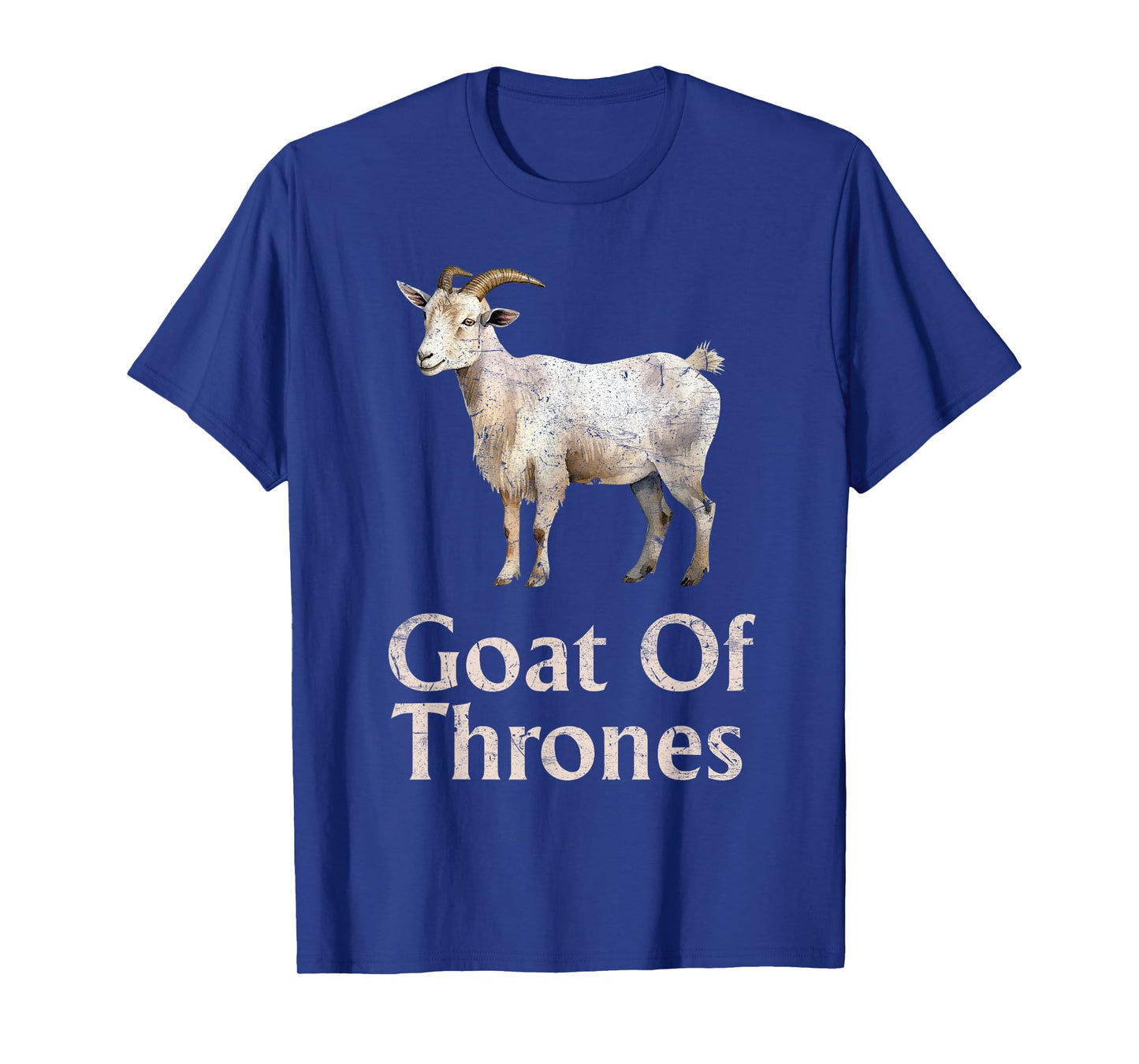 Goat Lover GOAT OF THRONES Gamer Funny Goat T-Shirt