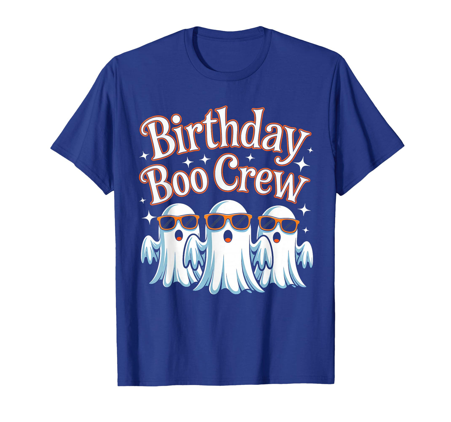 Birthday Boo Crew Matching Halloween Birthday Party Ghosts T-Shirt