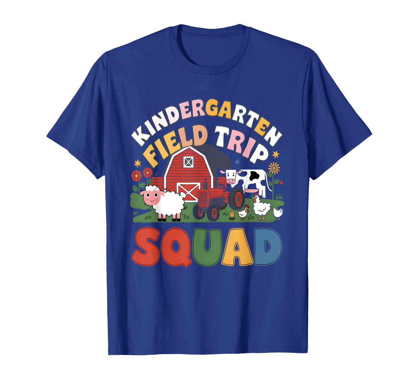 Kindergarten Field Trip Squad Teacher Students Matching T-Shirt