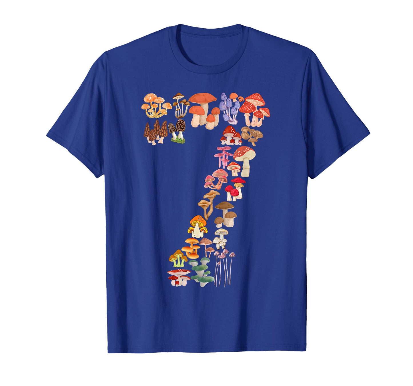 Kids 7th Birthday Mushroom Themed 7 Years Old Boys Girls T-Shirt