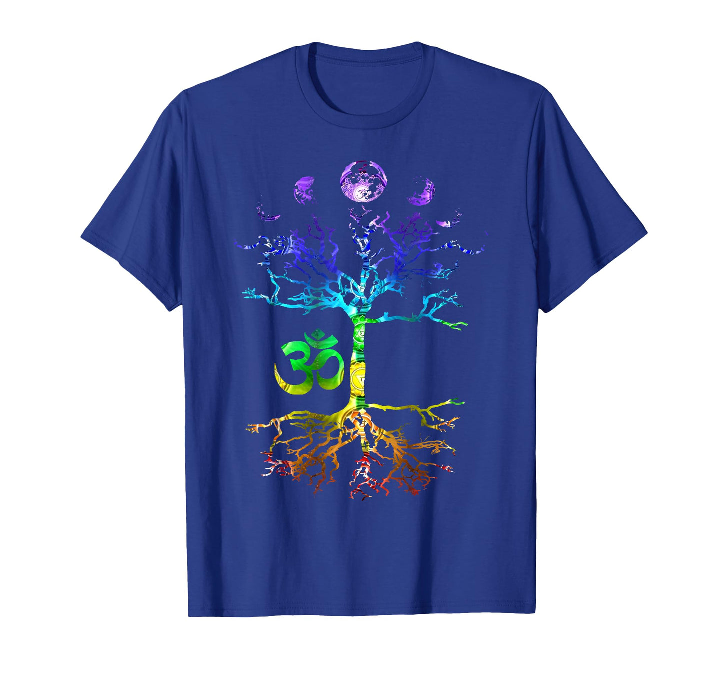 Phases of the Moon Tree of Life Om Chakra Gift T-Shirt