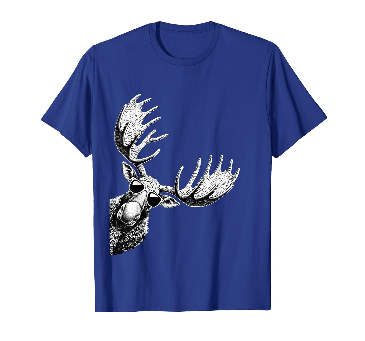 Funny Moose Wearing Sunglasses Alaska Moose Lovers T-Shirt