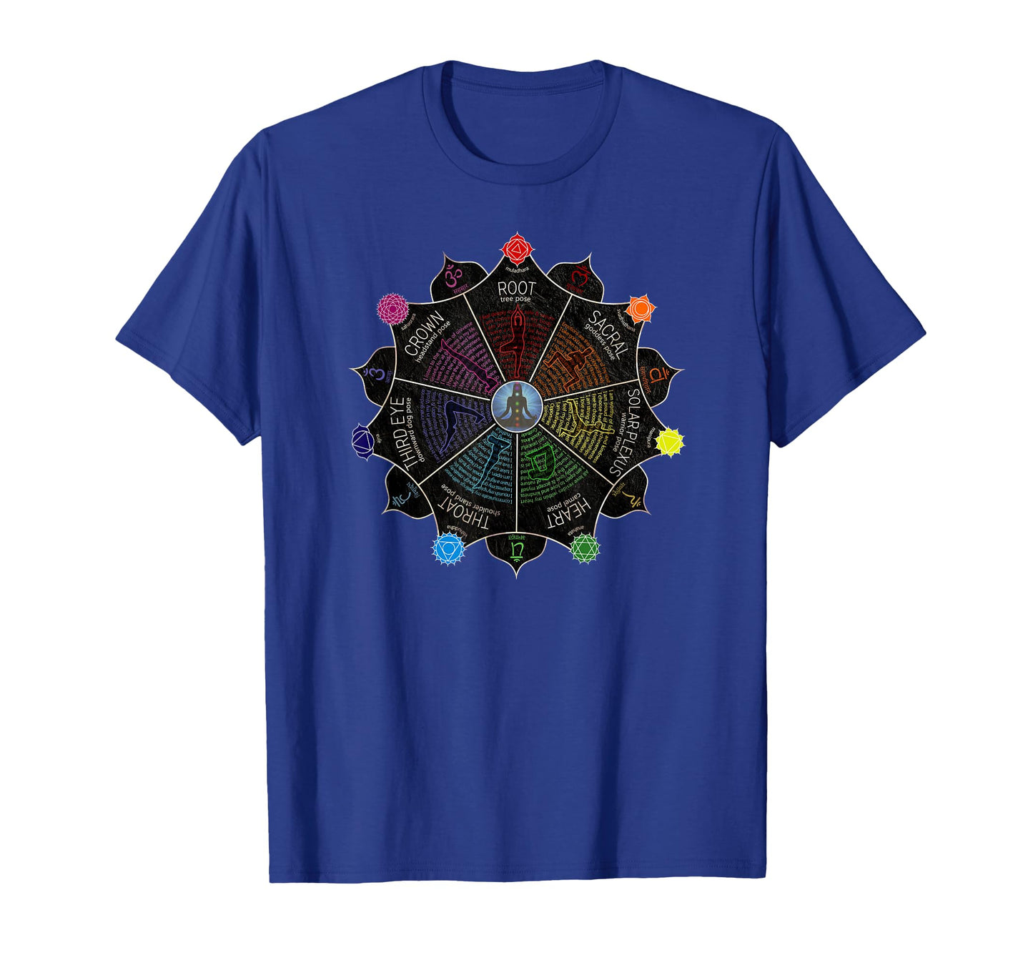 Yoga Meditation Chakra Affirmations T-Shirt